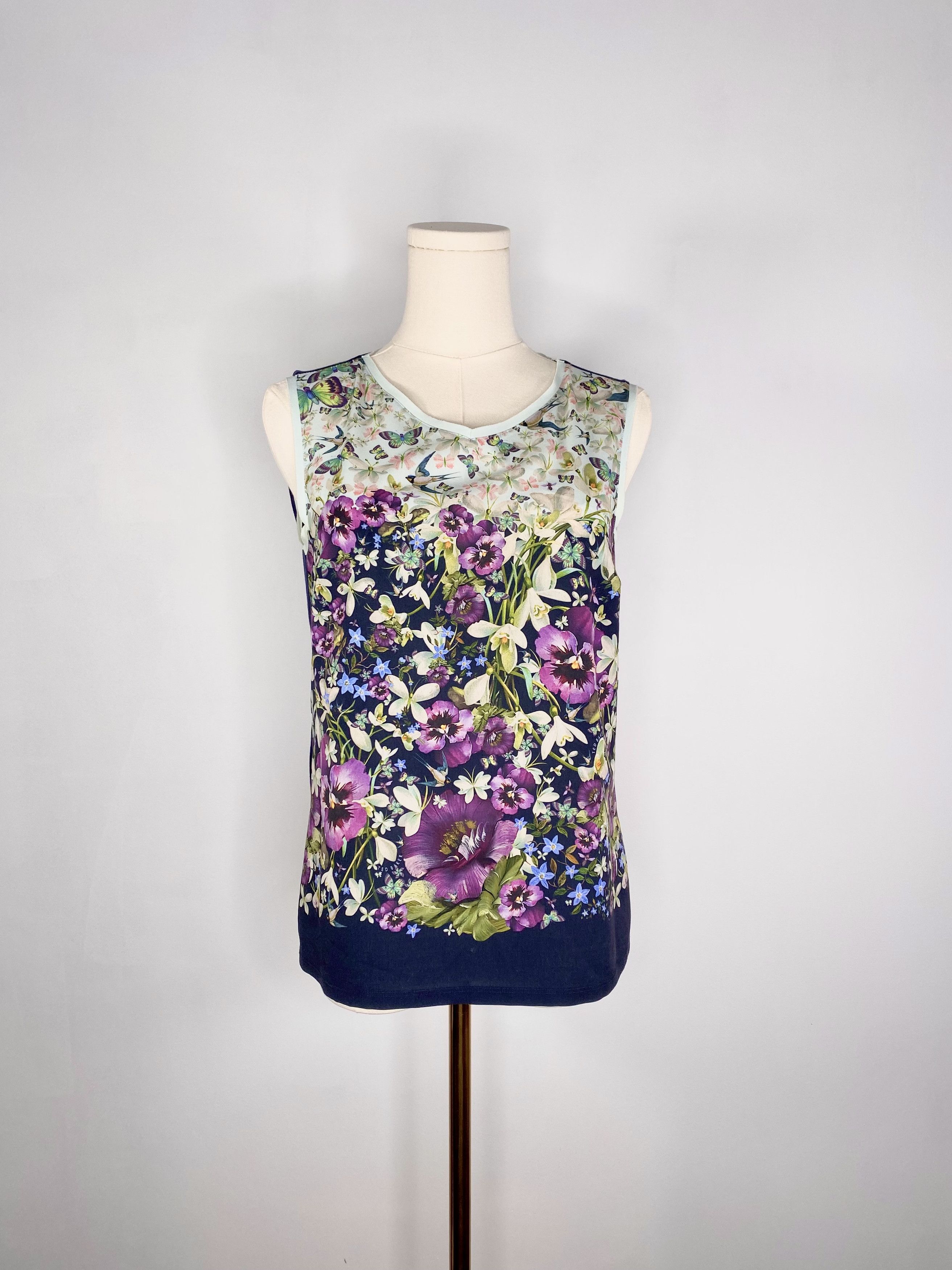 Ted Baker Ted Baker - Floral Garden Shirt Size XS / US 0-2 / IT 36-38 - 2 Thumbnail
