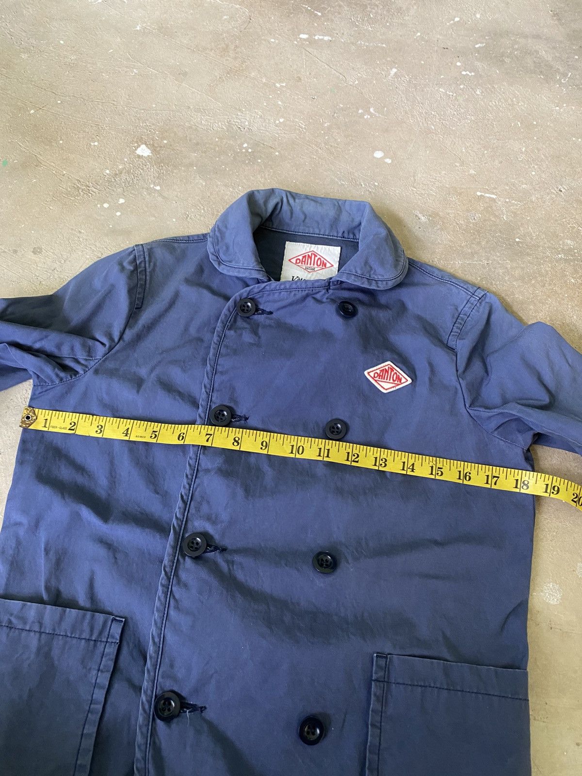 Danton Danton Double Breasted Work Jacket Navy Japan Size S / US 4 / IT 40 - 12 Thumbnail
