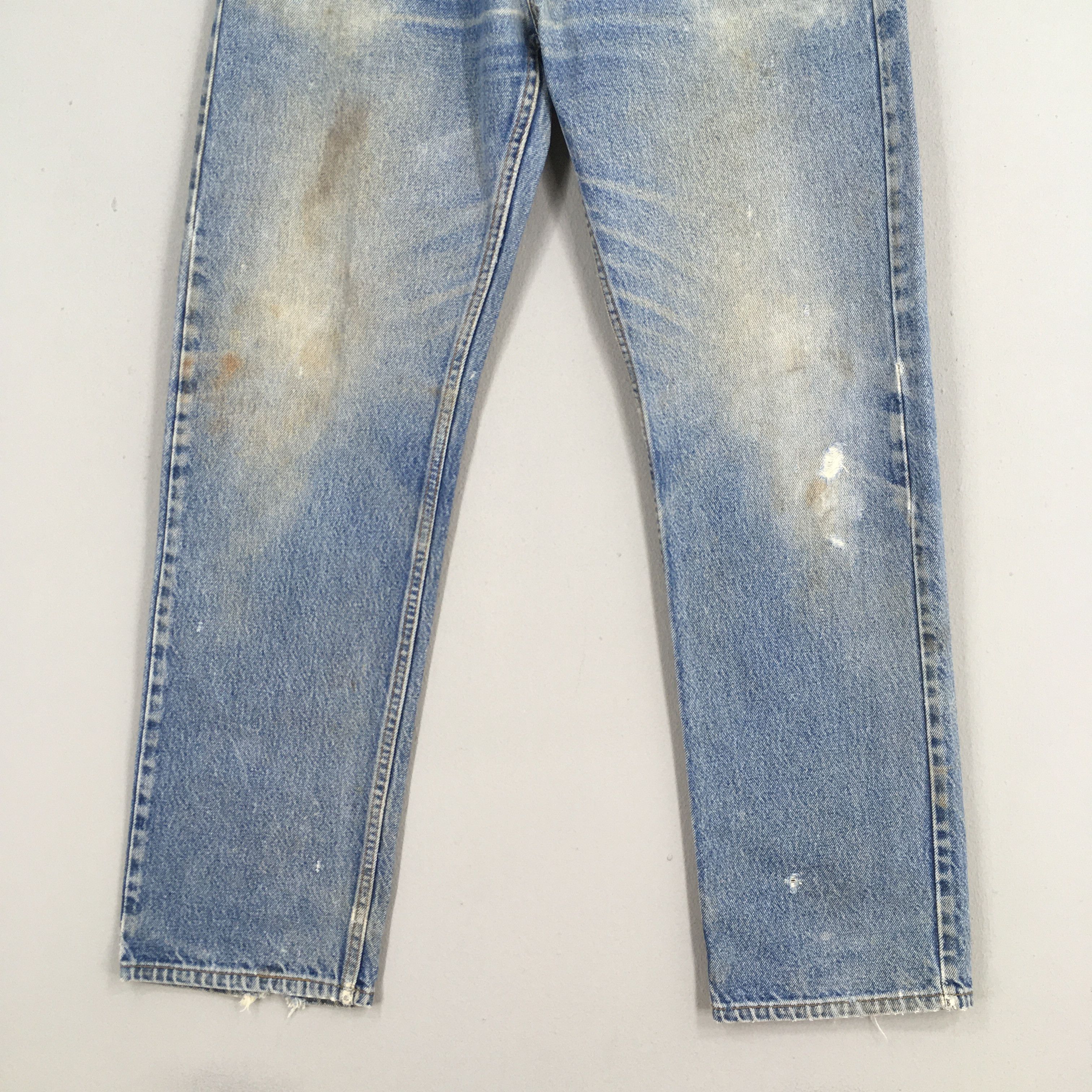 Levi's Size 32x31 Vintage 90s Levi's 505 Light Wash Jeans S397 Size US 32 / EU 48 - 3 Thumbnail