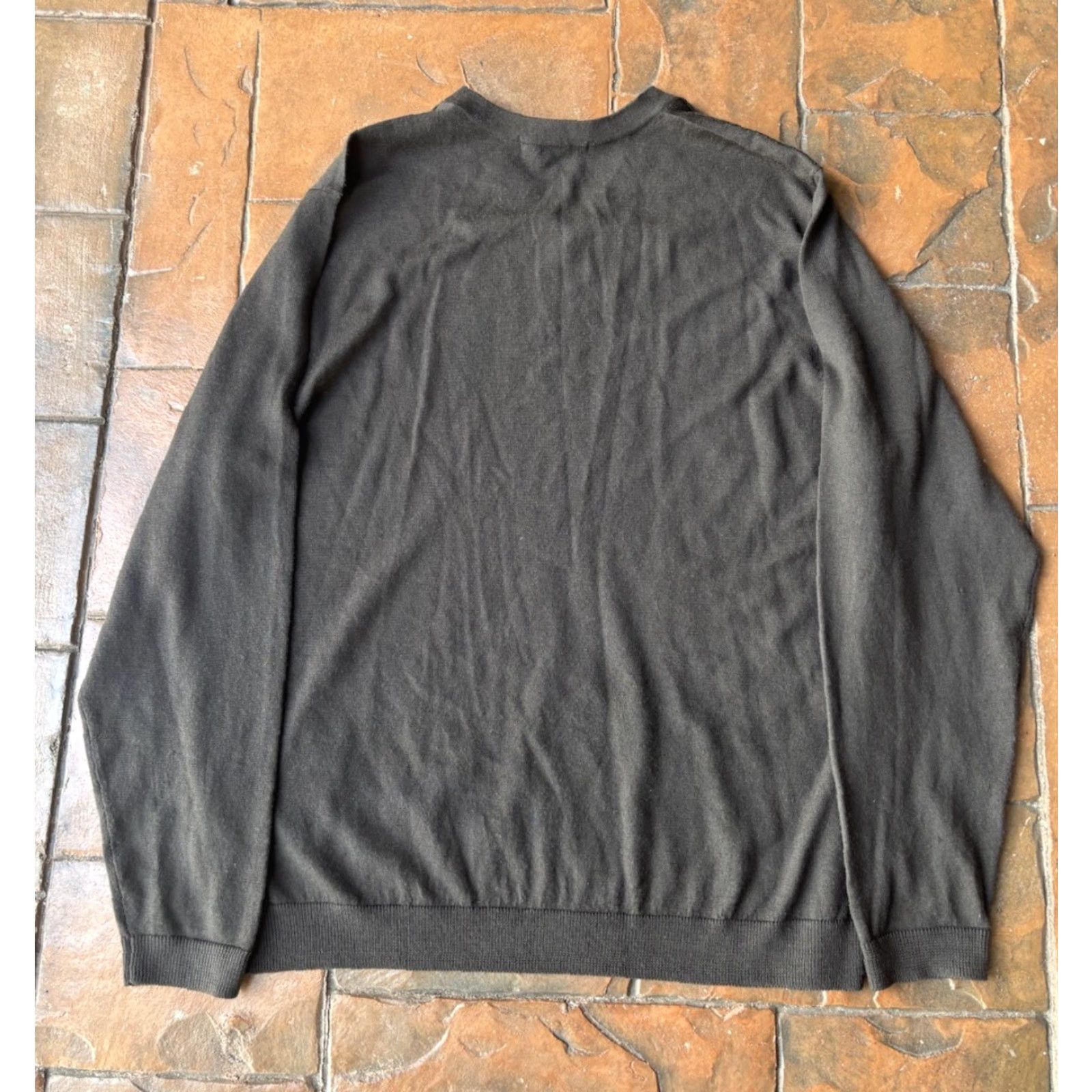Nike Nike Tiger Woods Collection Wool Sweater Mens 2XL Brown V Neck Golf Pullover Knit Logo All Seasons Regular Muscled? Size US XXL / EU 58 / 5 - 3 Thumbnail