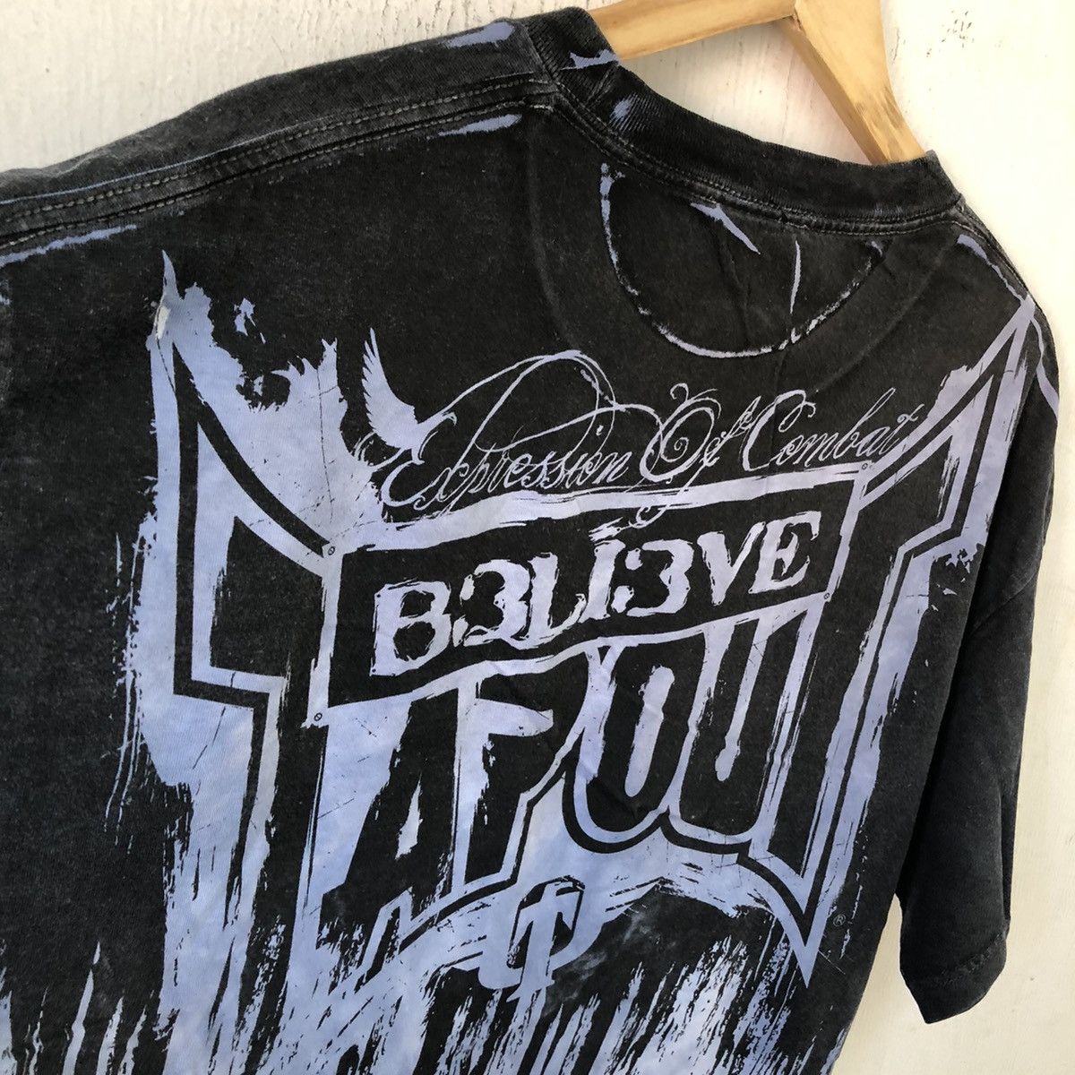 Affliction × Tapout × Vintage OVP TapoutTee Shirt Blue XL Mad Size US XL / EU 56 / 4 - 8 Thumbnail