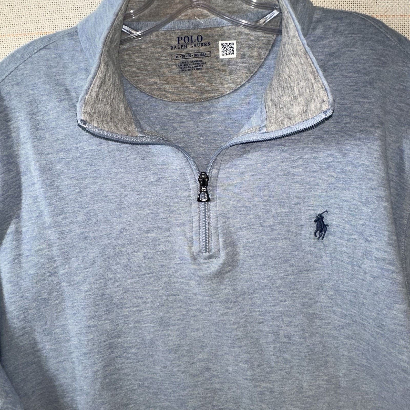 Ralph Lauren POLO RALPH LAUREN PULLOVER QUARTER-ZIP THERMAL SWEATER Size US XL / EU 56 / 4 - 2 Thumbnail