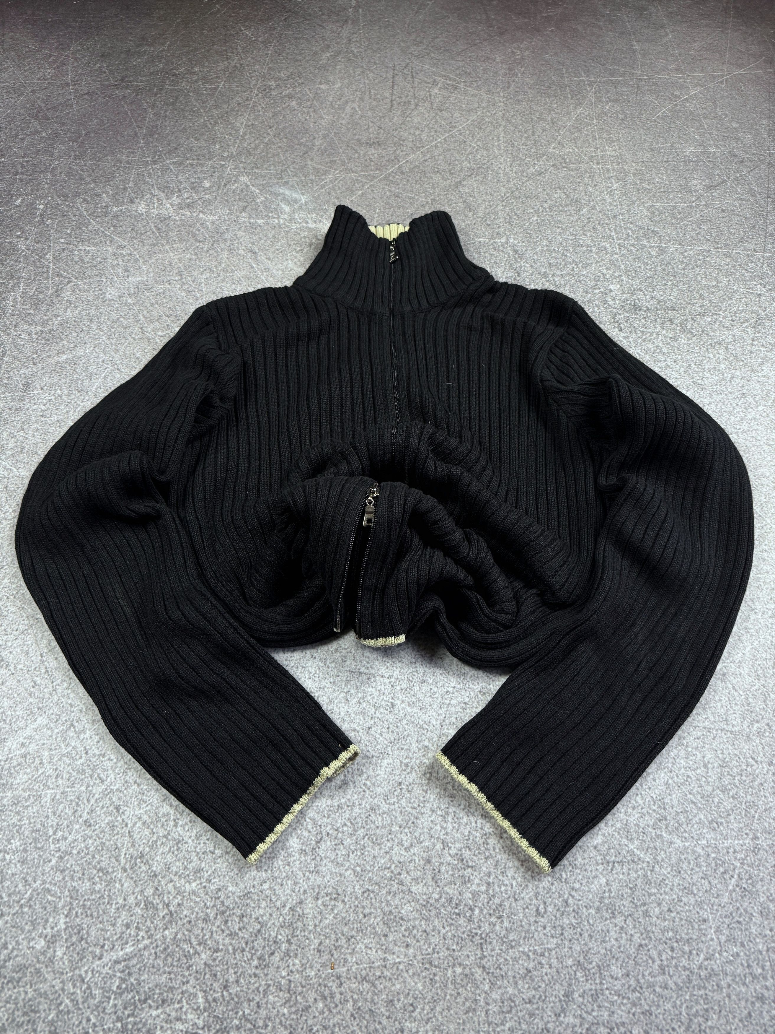 VTG Y2K Junya Watanabe Kapital Style Japanese Zip Sweater