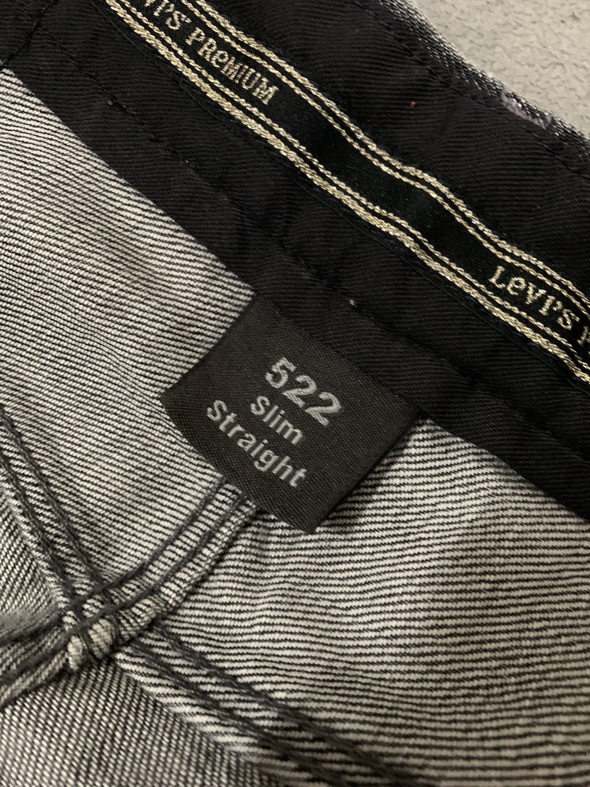 Levi's Vintage Clothing Vintage Y2K Levis Premium Slim Straight Ripped Grunge Jeans Size US 29 - 19 Thumbnail