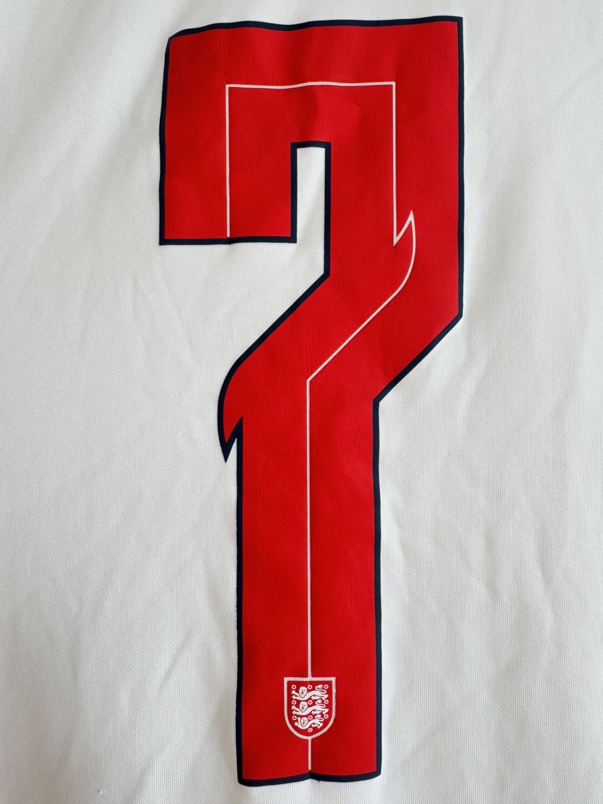 Nike Jack Grealish #7 England 2020-2021 Home Soccer Jersey Kit Size US XXL / EU 58 / 5 - 11 Thumbnail