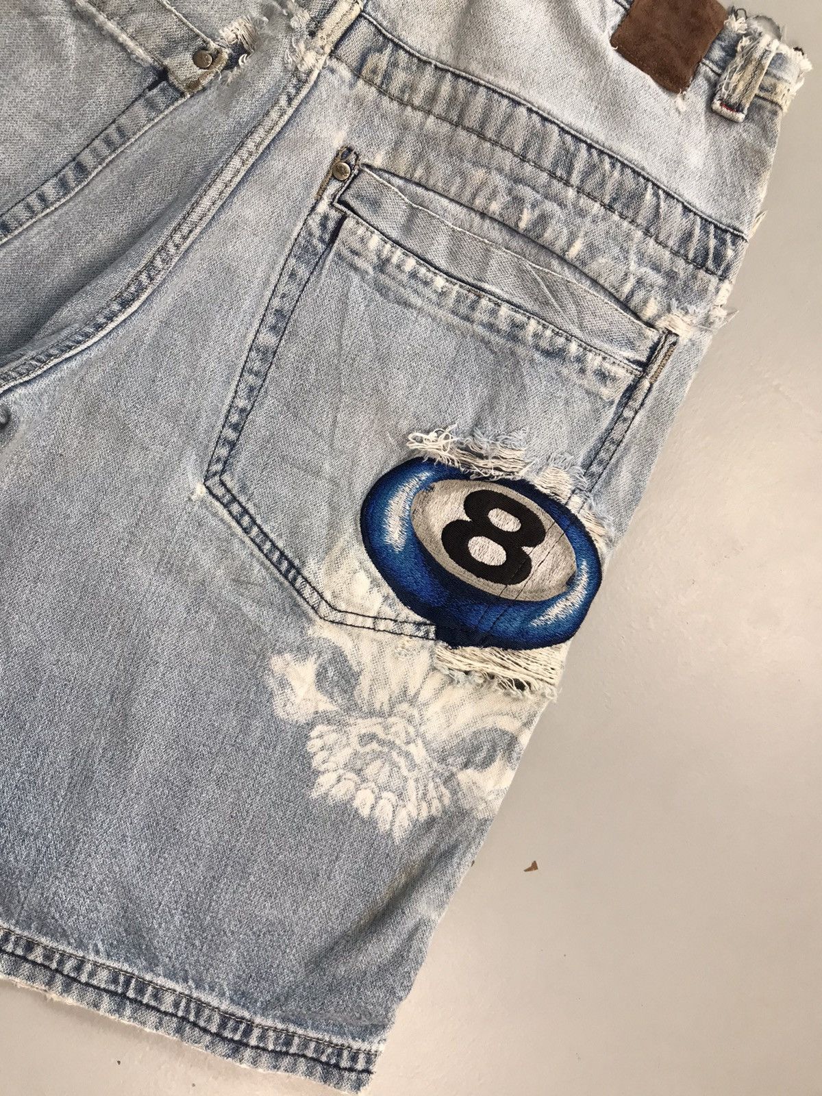 JNCO Vintage Jnco embroidered distressed jort Size US 34 / EU 50 - 15 Thumbnail