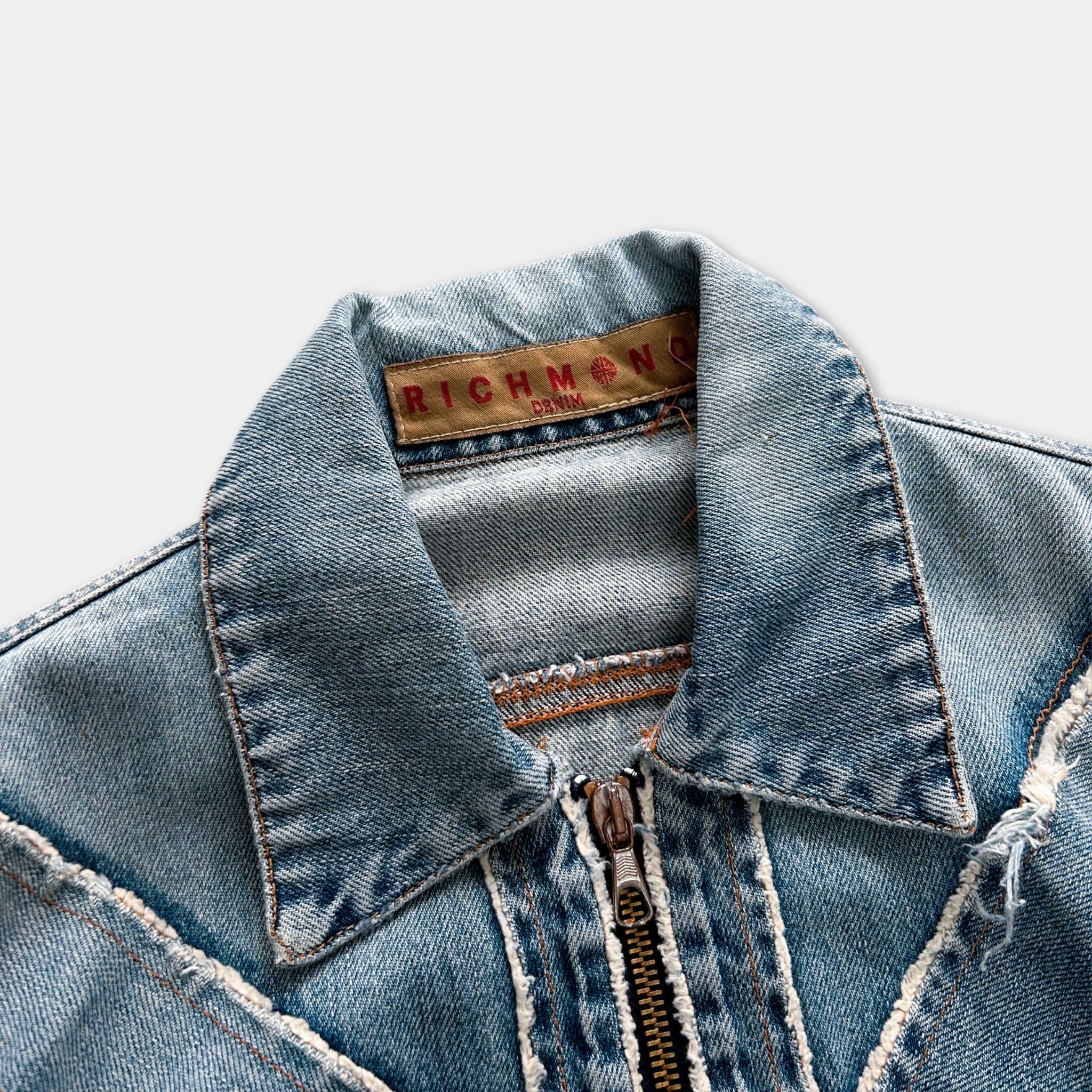Richmond Denim Richmond Union Jack Denim Jacket Size S / US 4 / IT 40 - 3 Thumbnail