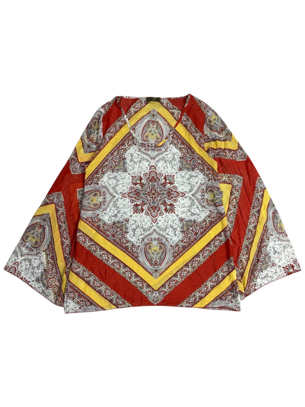 GOA Archive GOA - Flowy Ethnic Top Longsleeve Size US M / EU 48-50 / 2 - 2 Thumbnail