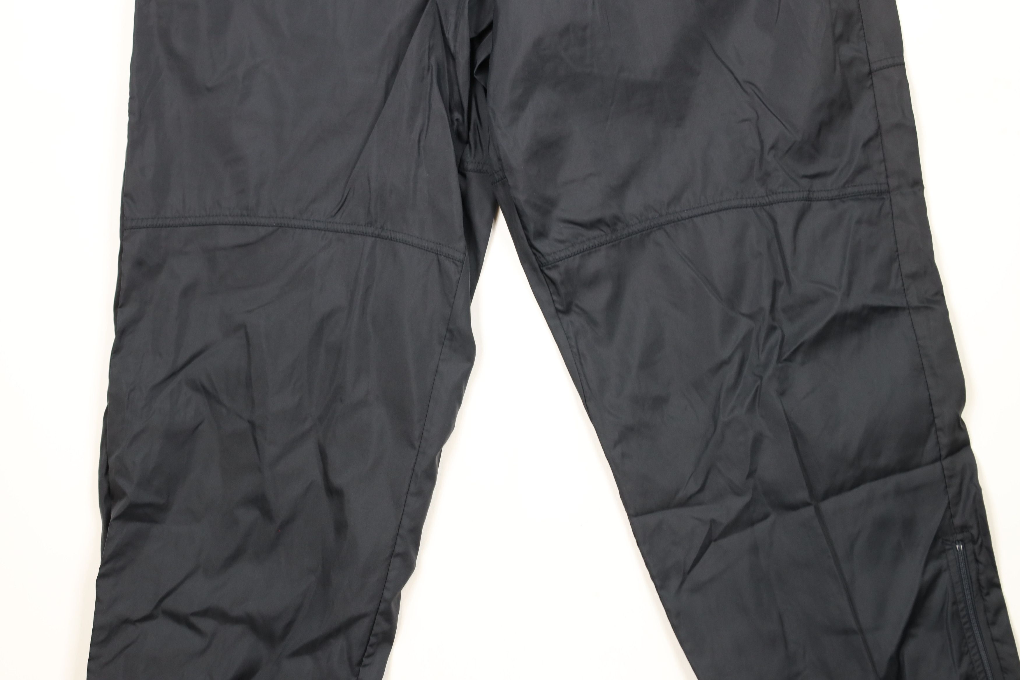 Nike × Vintage Vintage 90s Nike Mini Swoosh Windbreaker Joggers Pants Black Size US 38 / EU 54 - 3 Thumbnail