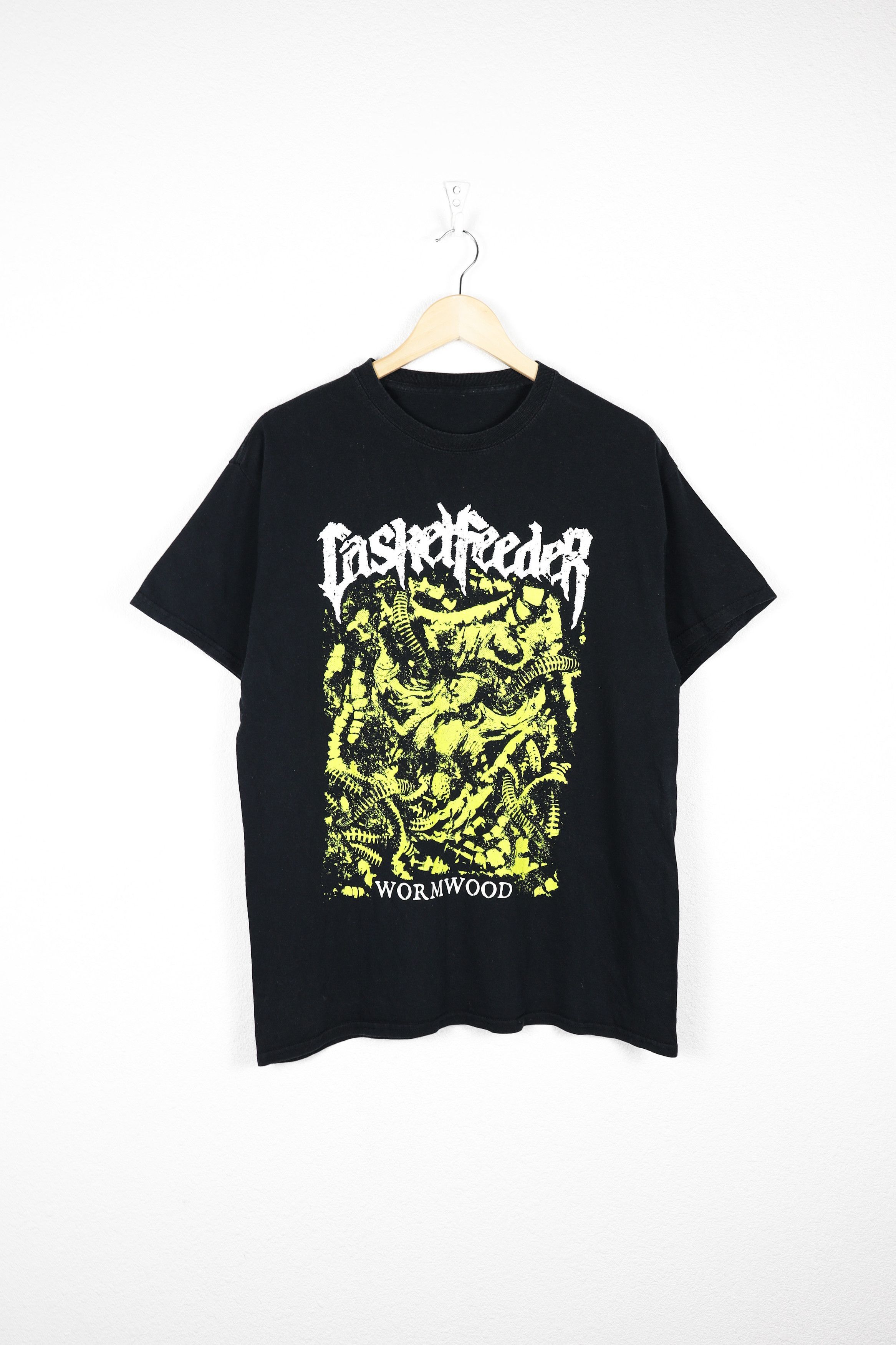 Band Tees × Vintage Vintage Casket Feeder Wormwood Death Metal Band Tee Size US XL / EU 56 / 4 - 1 Thumbnail