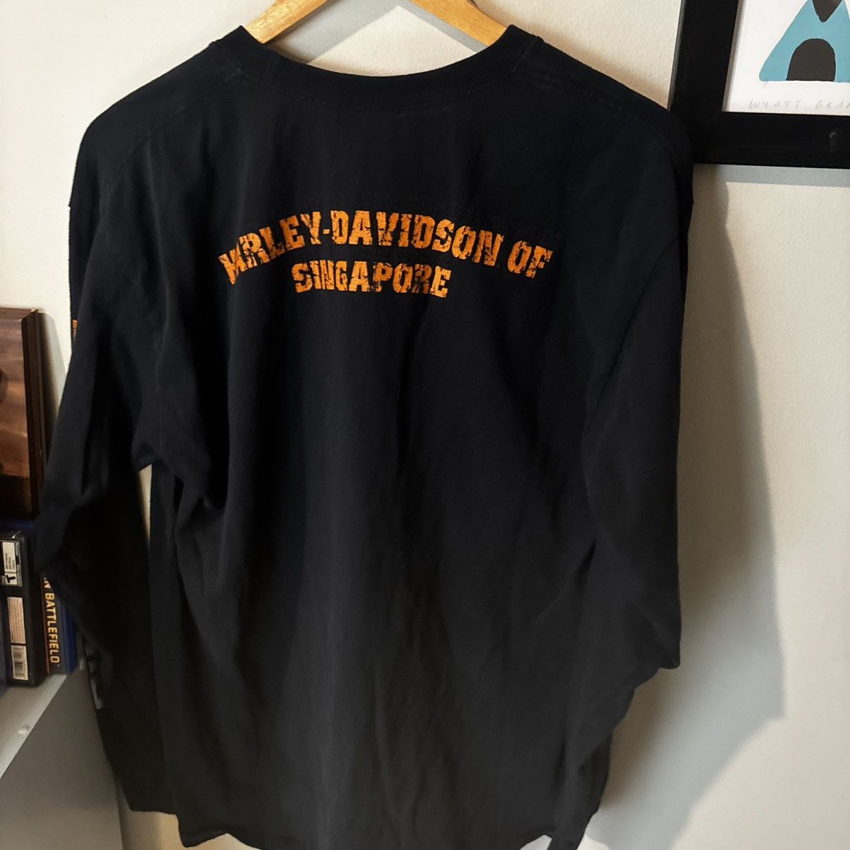 Harley Davidson Modern Y2K Vintage Style Harley Davidson Long Sleeve Shirt Size US L / EU 52-54 / 3 - 4 Thumbnail
