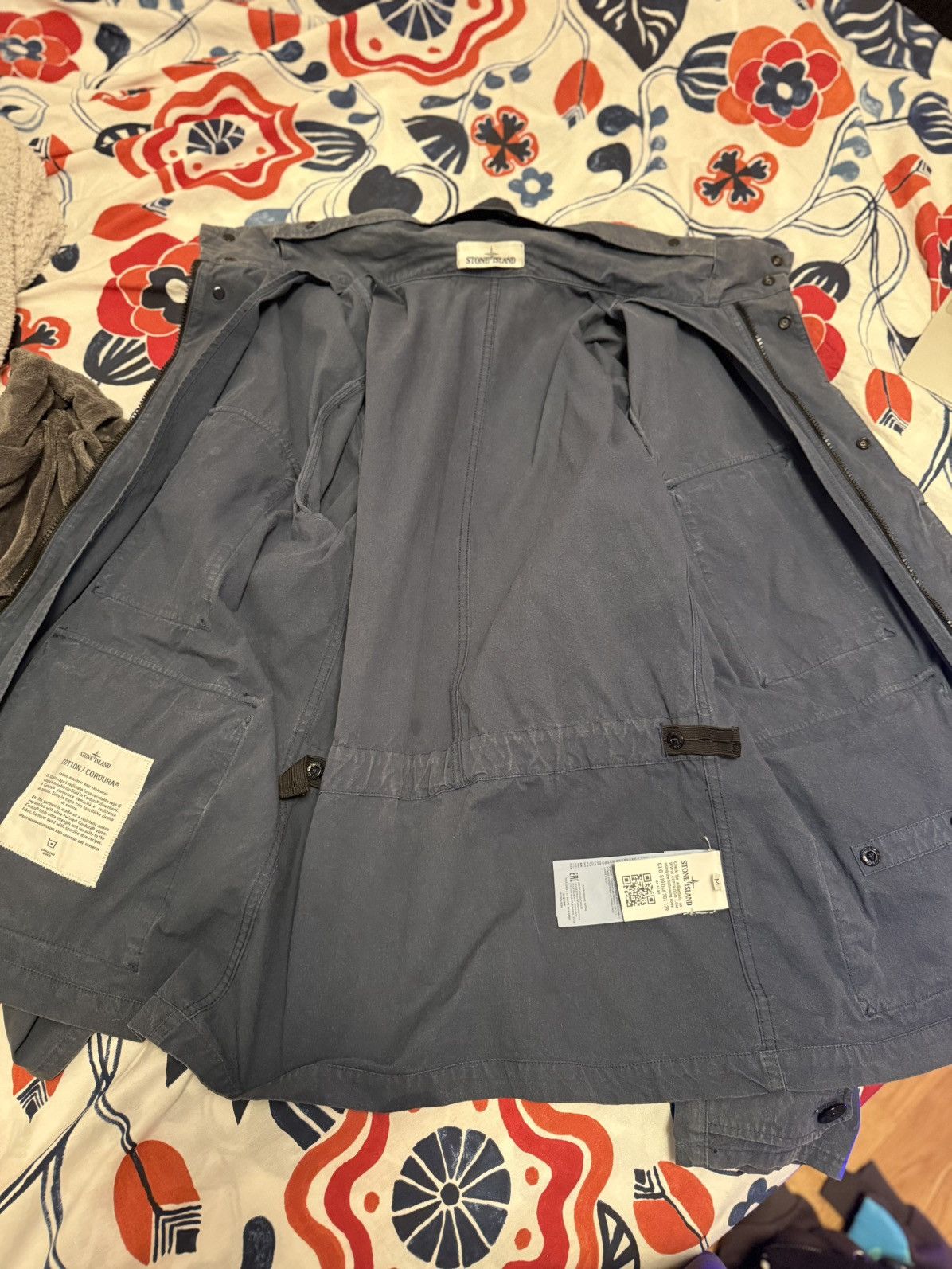 Stone Island Cotton Garment Dyed Cordura Jacket