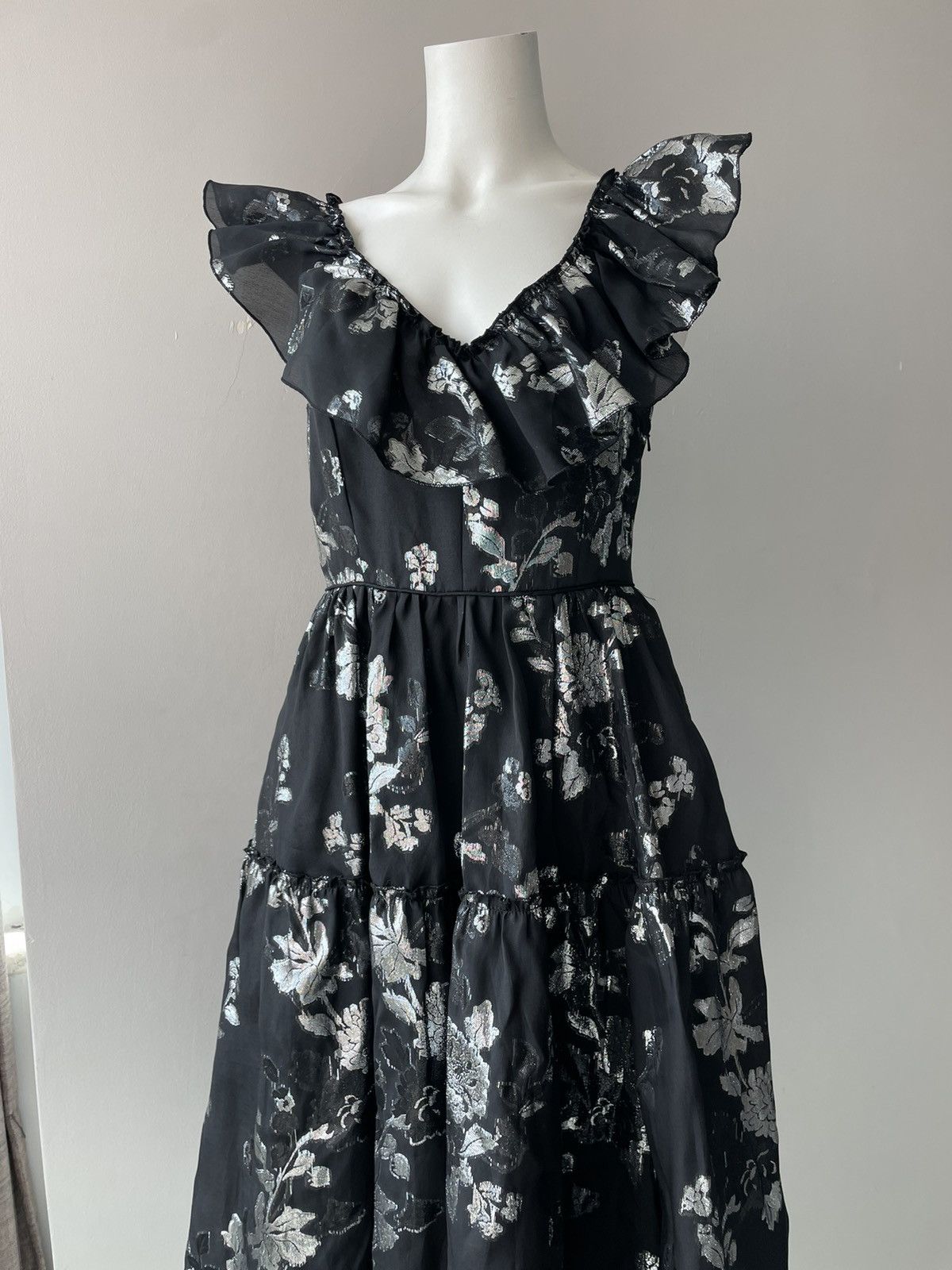 Vintage Machka silk dress Size M / US 6-8 / IT 42-44 - 6 Thumbnail