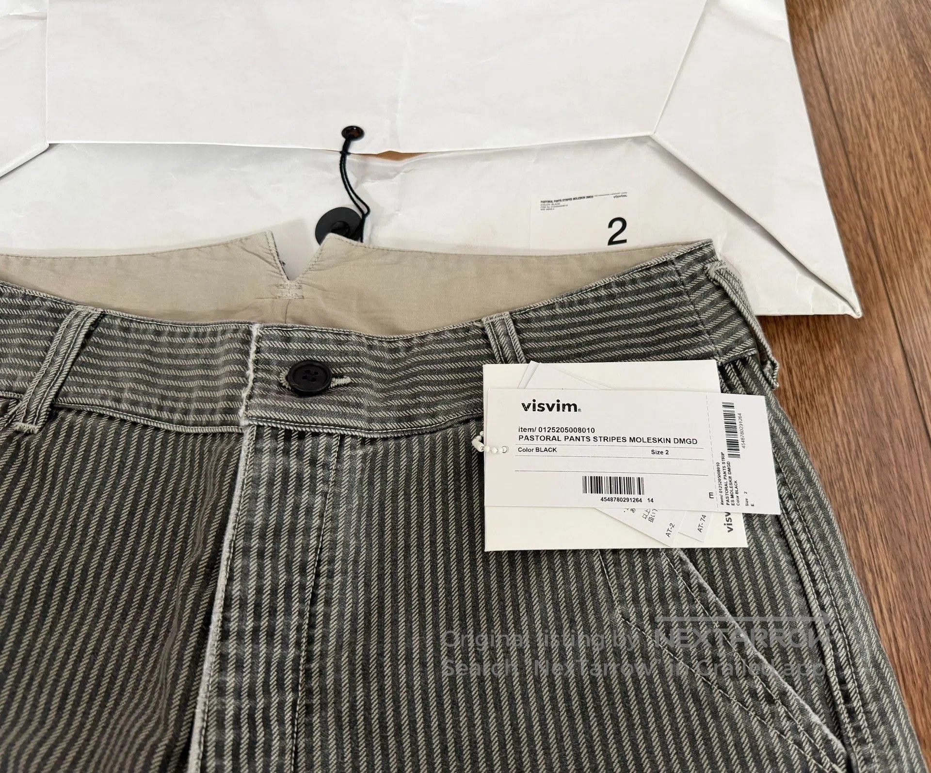 Visvim VISVIM PASTORAL STRIPES MOLESKIN DMGD 25AW. Size US 26 / EU 42 - 3 Thumbnail