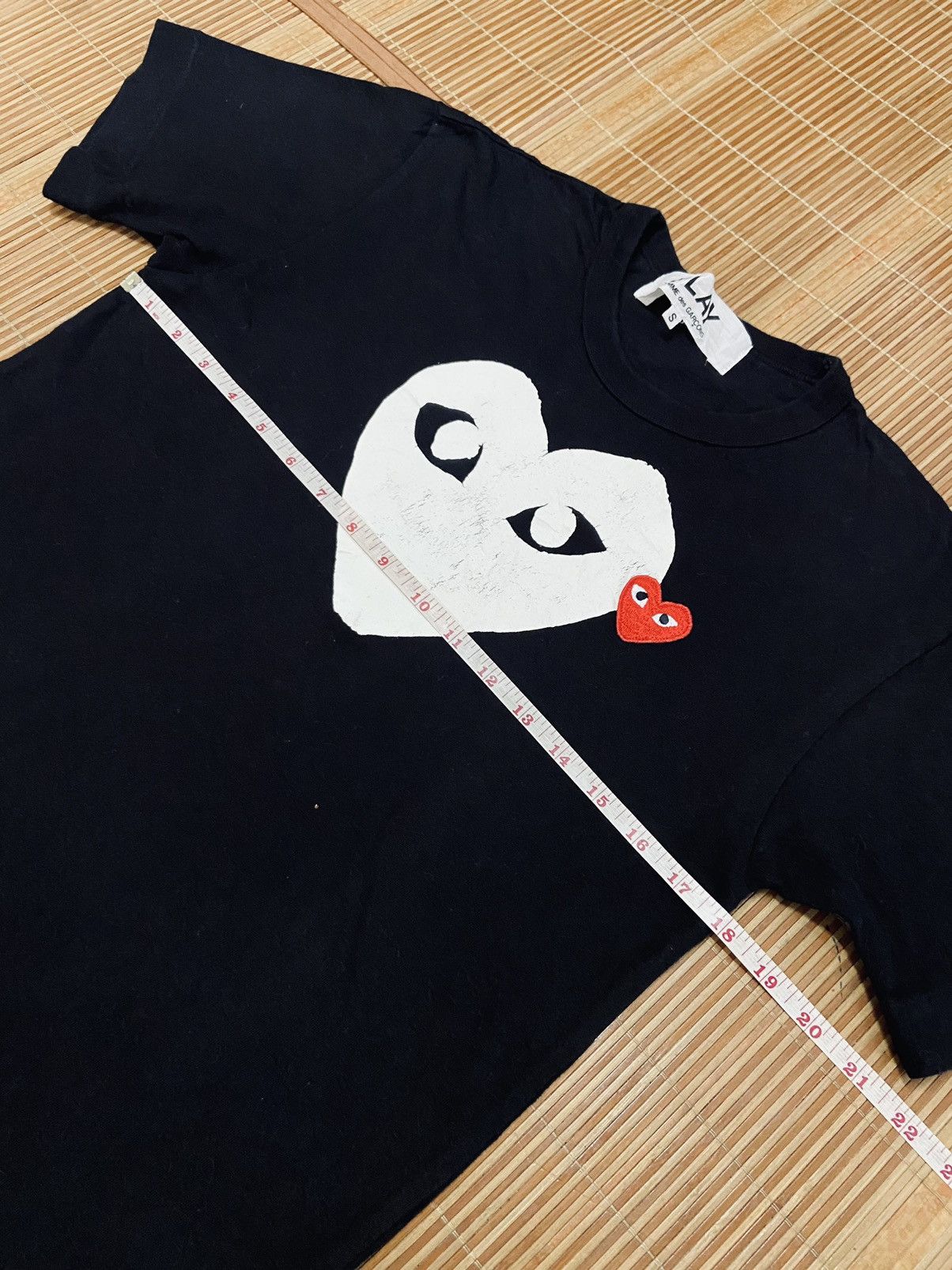 Comme des Garcons × Japanese Brand COMME DES GARCONS PLAY TEE Size S / US 4 / IT 40 - 5 Thumbnail
