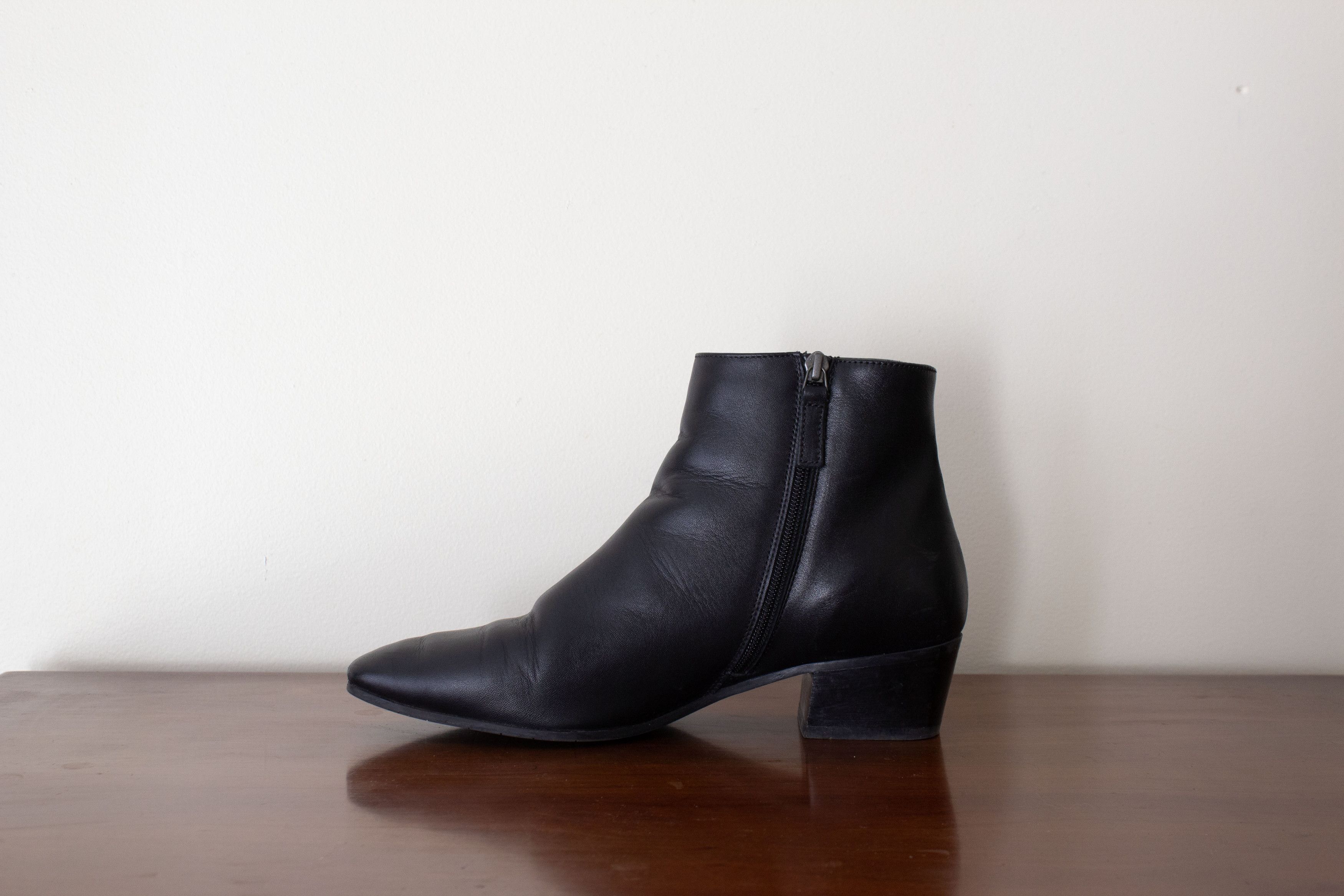 Aquatalia Aquatalia Black Leather Waterproof FUOCO Boot Size US 11 / IT 41 - 3 Thumbnail