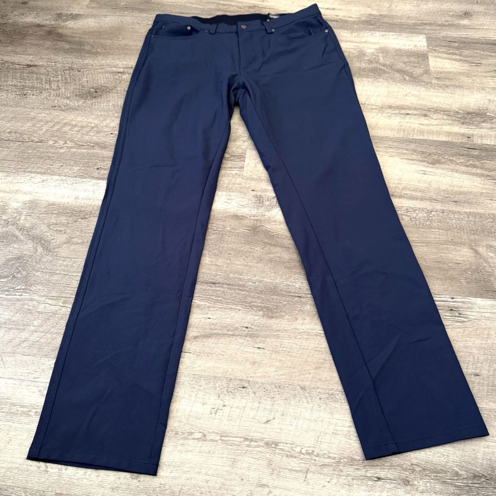 Vintage Greg Norman Golf Pant Mens 32x32 Blue Ultimate ML75 Luxury 5-Pocket Size US 32 / EU 48 - 7 Thumbnail
