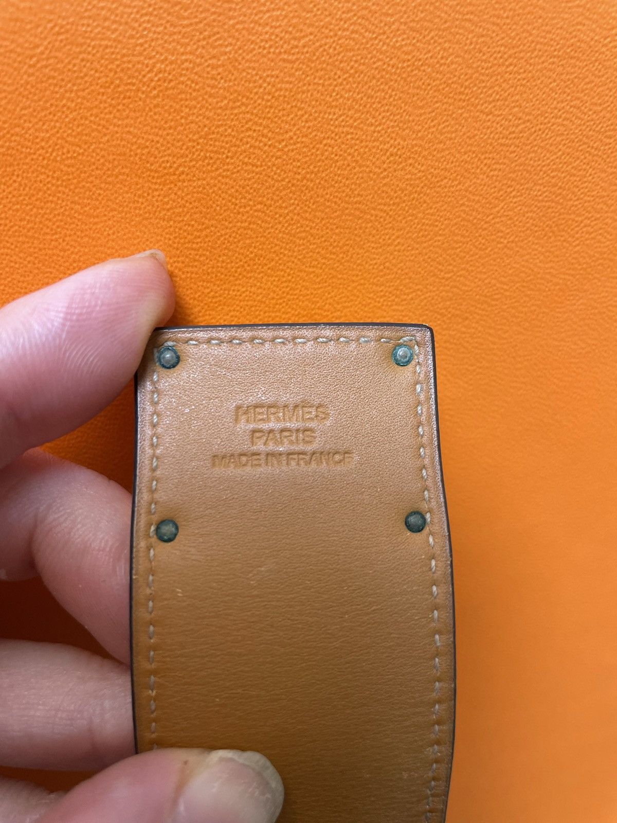 Hermes Authentic Hermes Kelly Dog Bracelet In Black Leather/Gold Size ONE SIZE - 5 Thumbnail