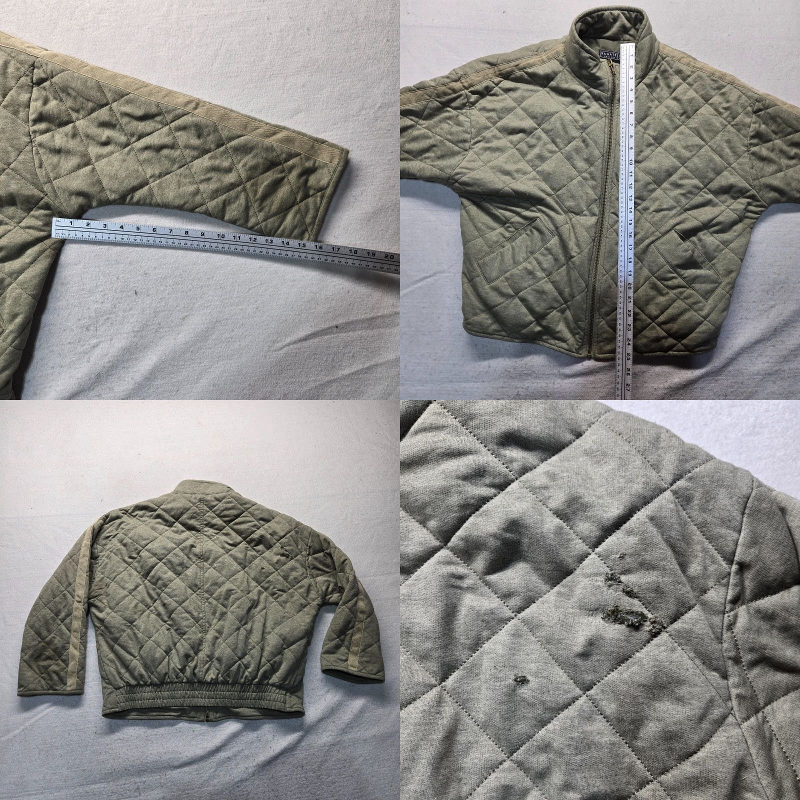 Vintage Bagatelle Jacket Green Bomber Full Zip Front Casual Heritage Adult Mens M Medium Size M / US 6-8 / IT 42-44 - 8 Thumbnail