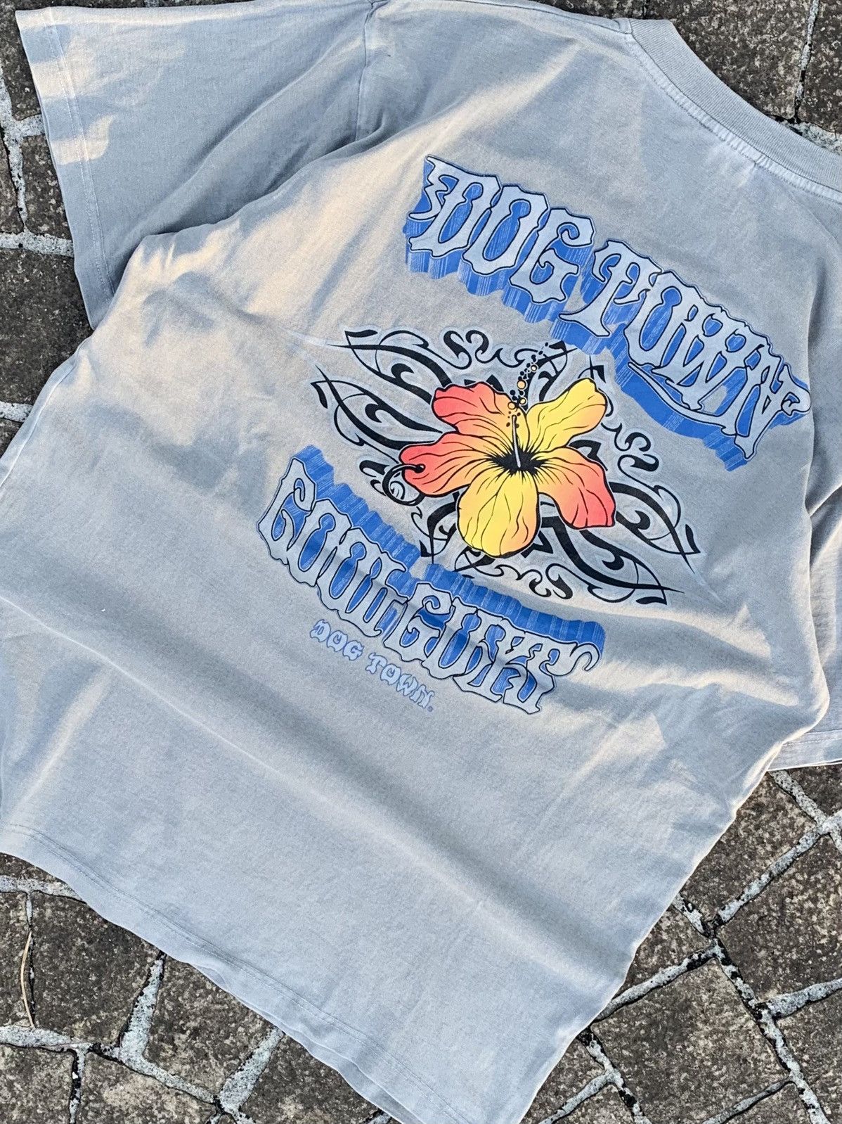 Dogtown × Vintage Vintage 90‘s Dogtown Skateboard Big Logo T-Shirt Streetwear Size US L / EU 52-54 / 3 - 4 Thumbnail