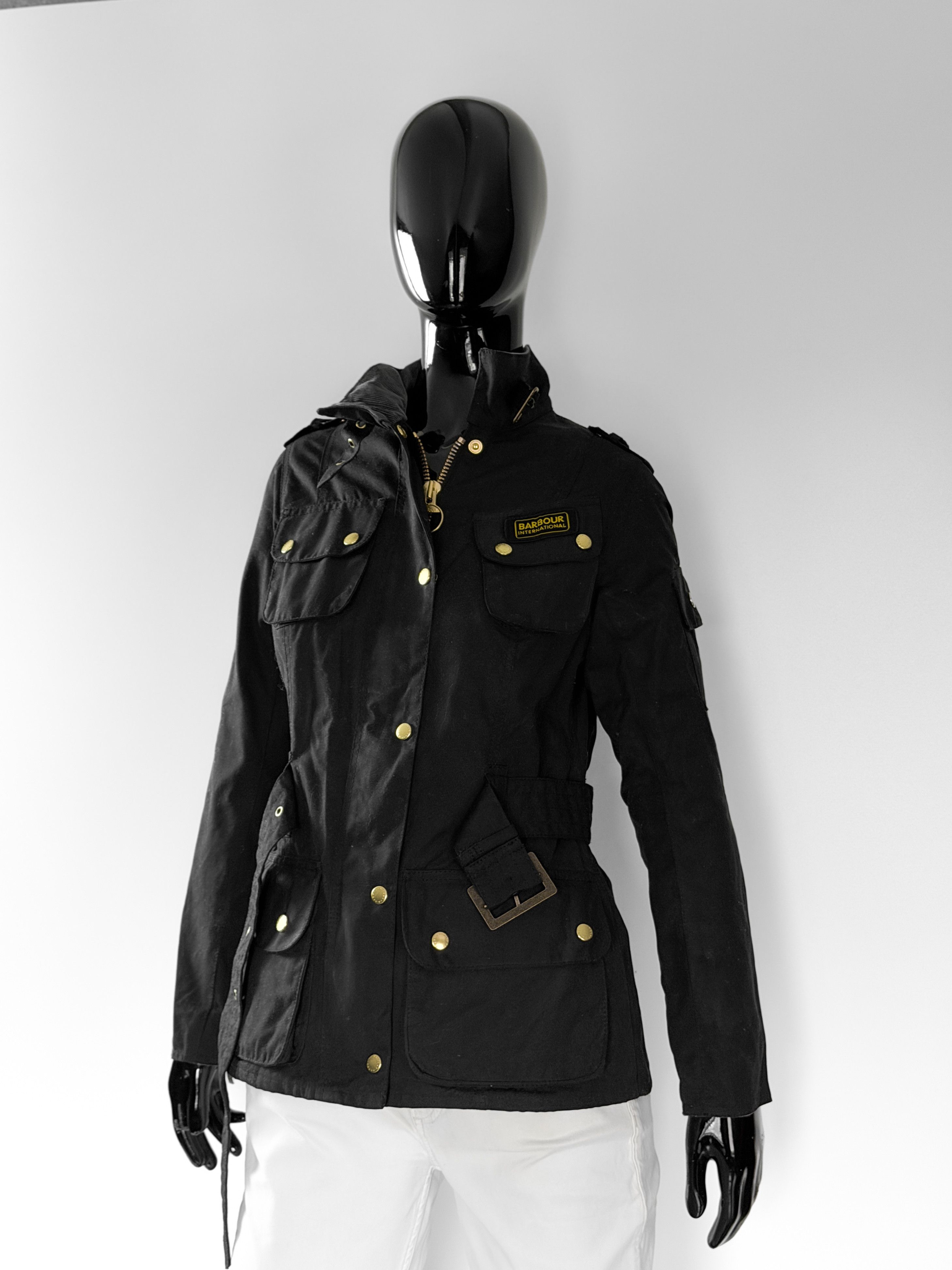 Barbour Barbour International Waxed Women’s Jacket Size M / US 6-8 / IT 42-44 - 1 Thumbnail
