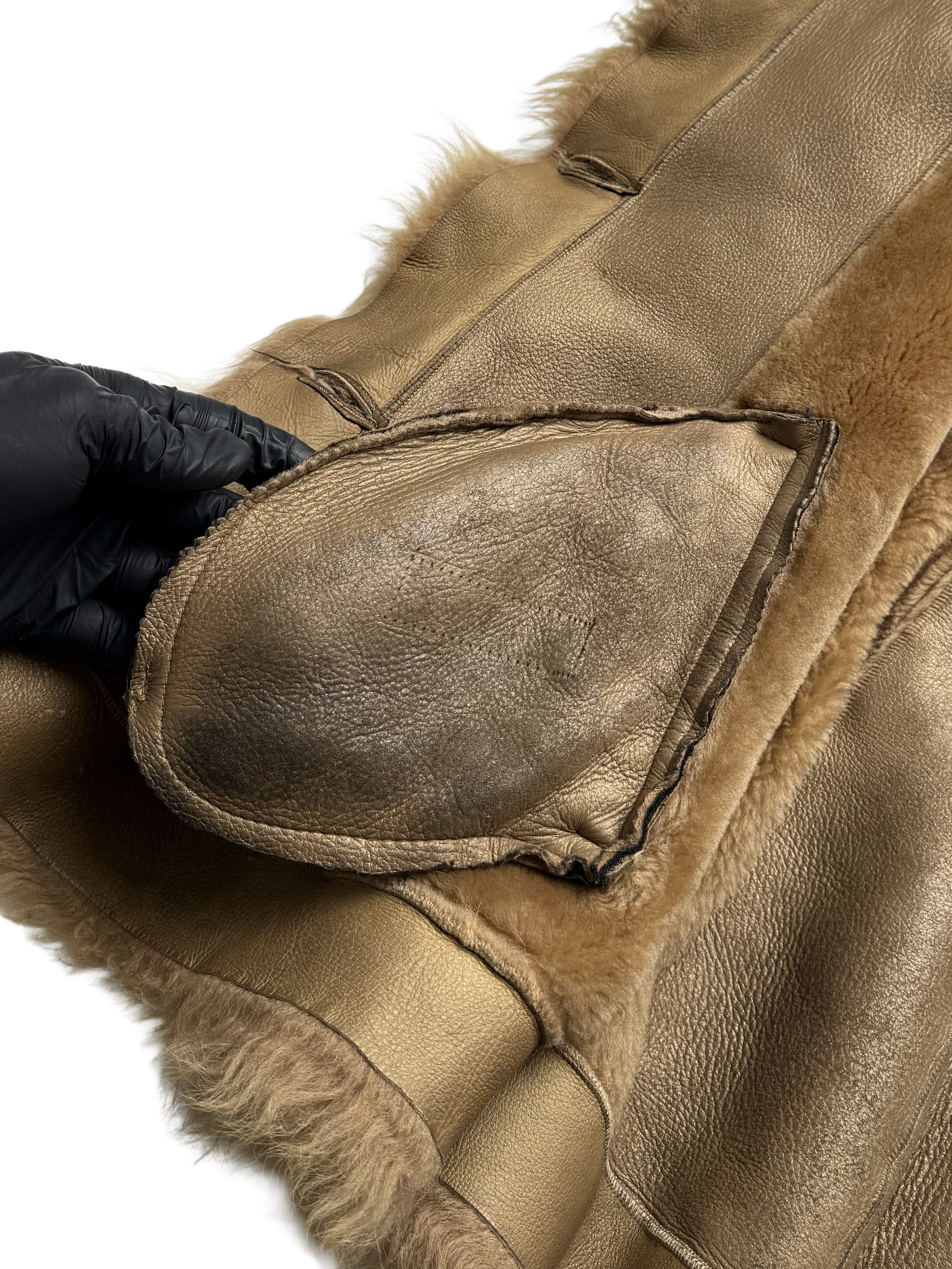 Vintage Vintage Real Sheepskin Coat Size S / US 4 / IT 40 - 11 Thumbnail