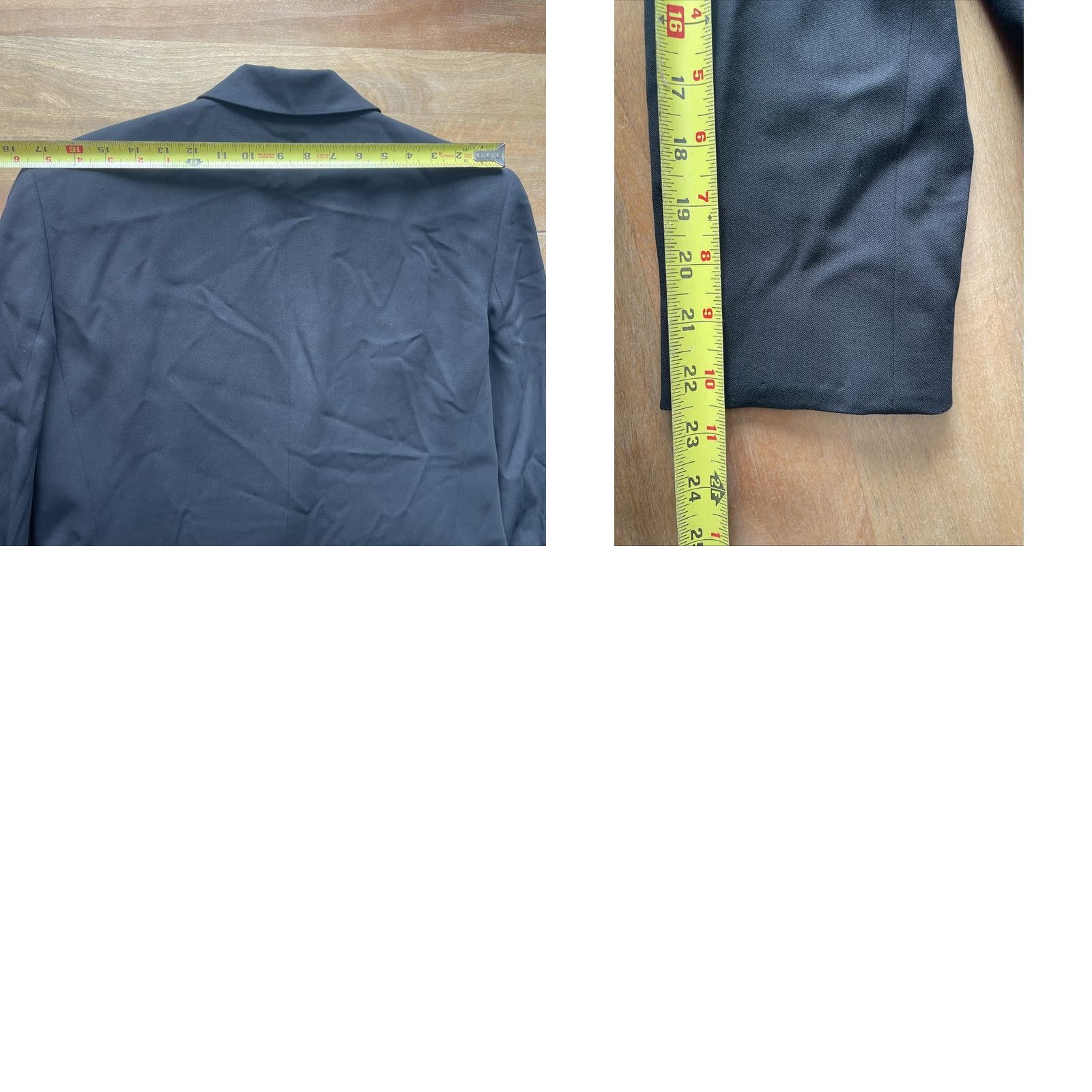 Ralph Lauren VINTAGE Ralph Lauren Blazer Womens Size 12 Black Wool/Rayon Double-Breasted Six-Button Jacket Coat Size XL / US 12-14 / IT 48-50 - 8 Thumbnail