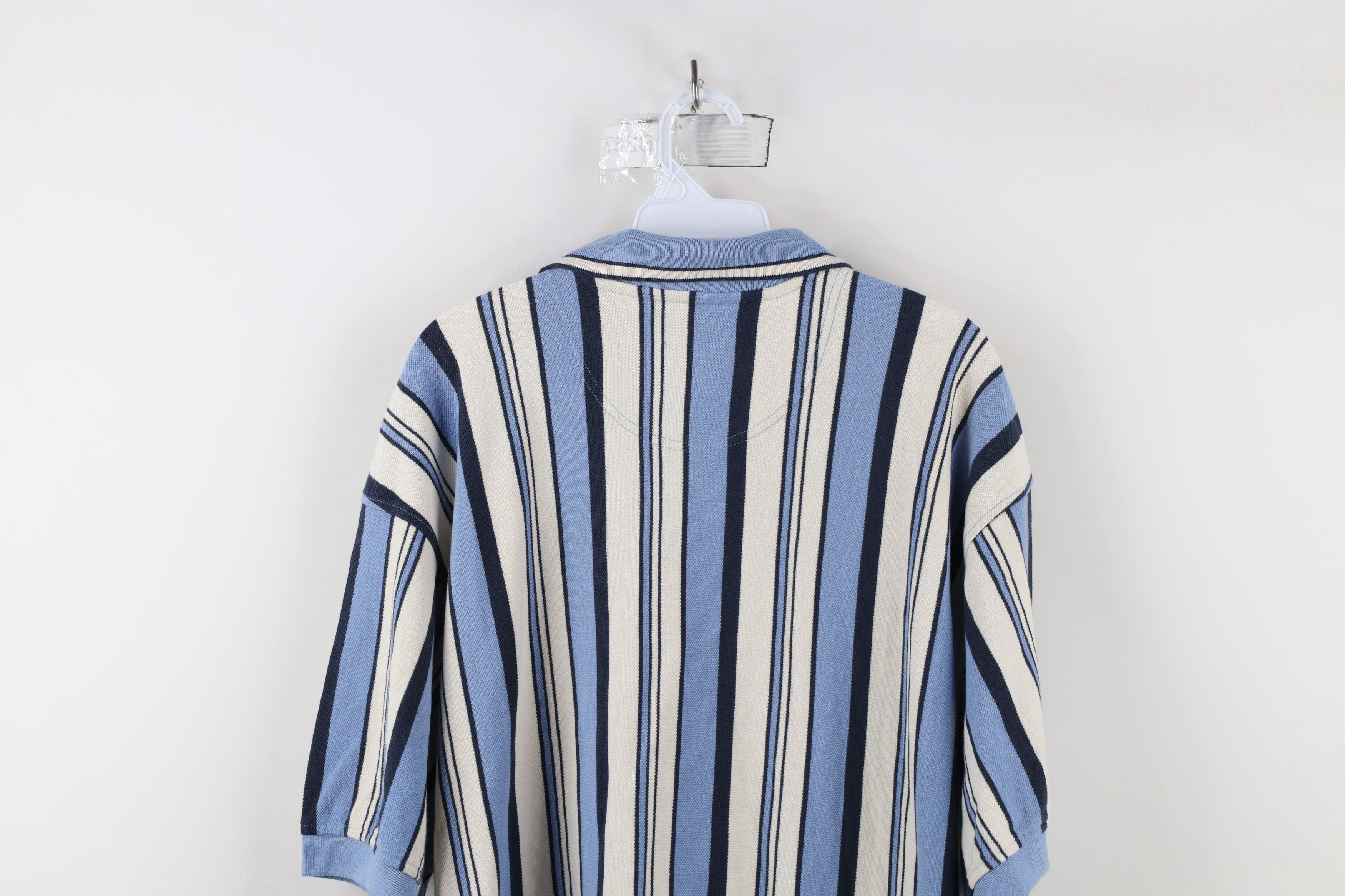 Vintage Deadstock Vintage 90s Streetwear Block Thermal Knit Polo USA Size US L / EU 52-54 / 3 - 10 Thumbnail