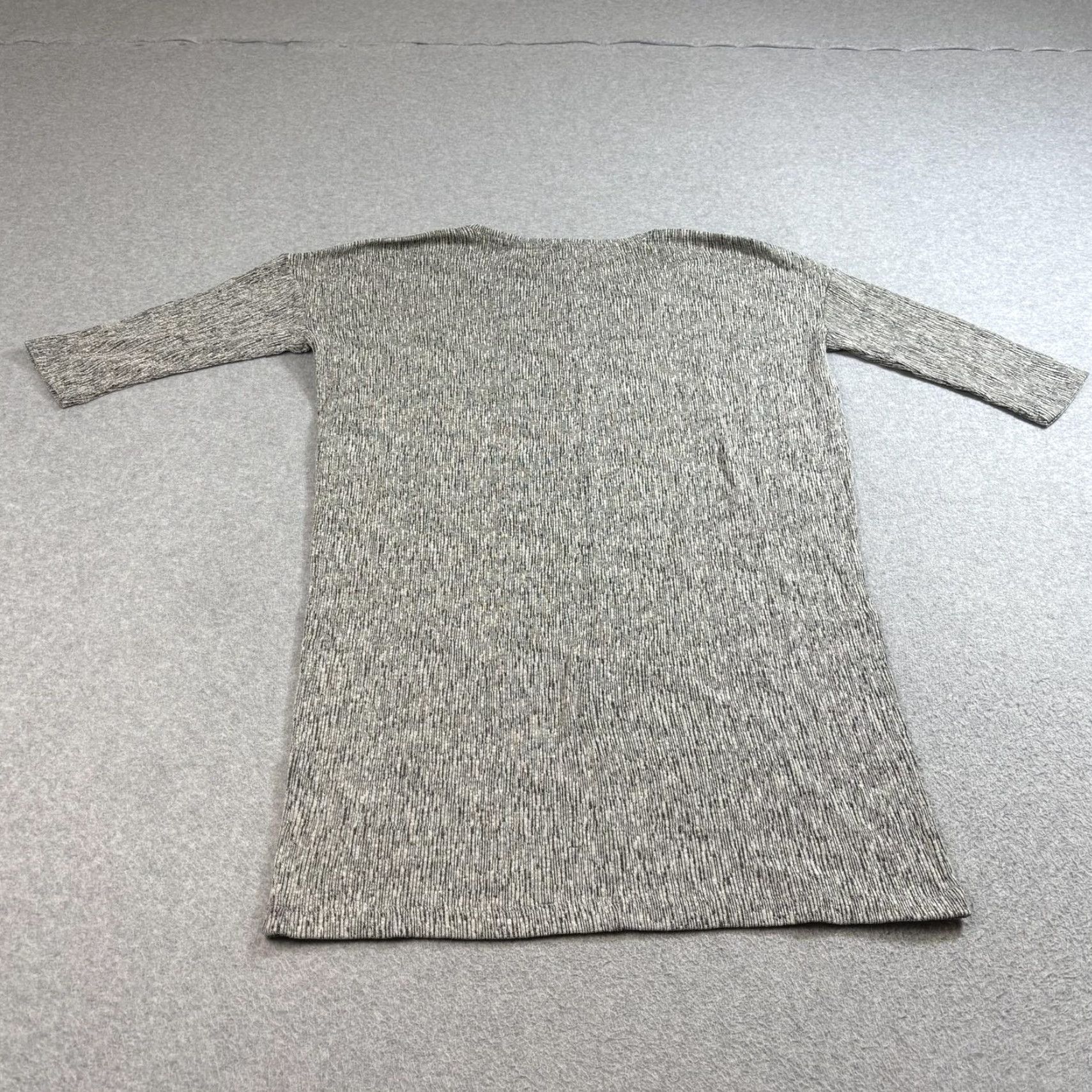 J. Jill VINTAGE J. Jill Pure Jill Sweater Shirt Women Medium Petite Gray V-Neck Tunic Dress Capsule Size M / US 6-8 / IT 42-44 - 2 Thumbnail