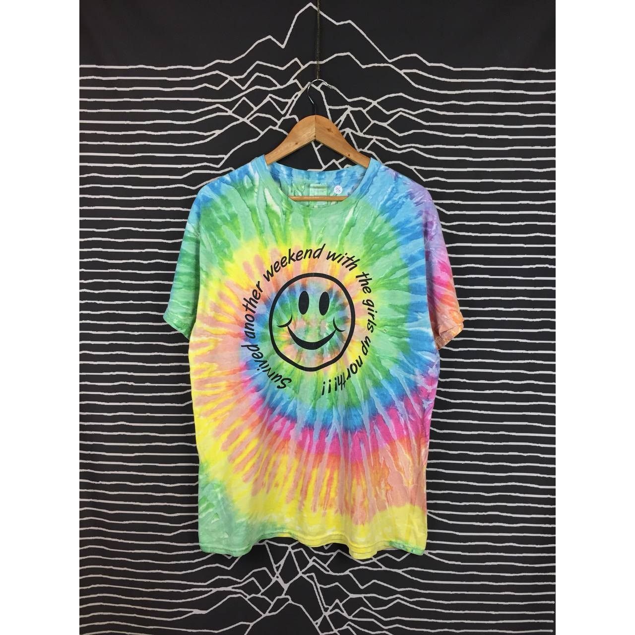 Vintage Survived Another Weekend With The Girls Up North Tie Dye Tee Size US L / EU 52-54 / 3 - 2 Thumbnail