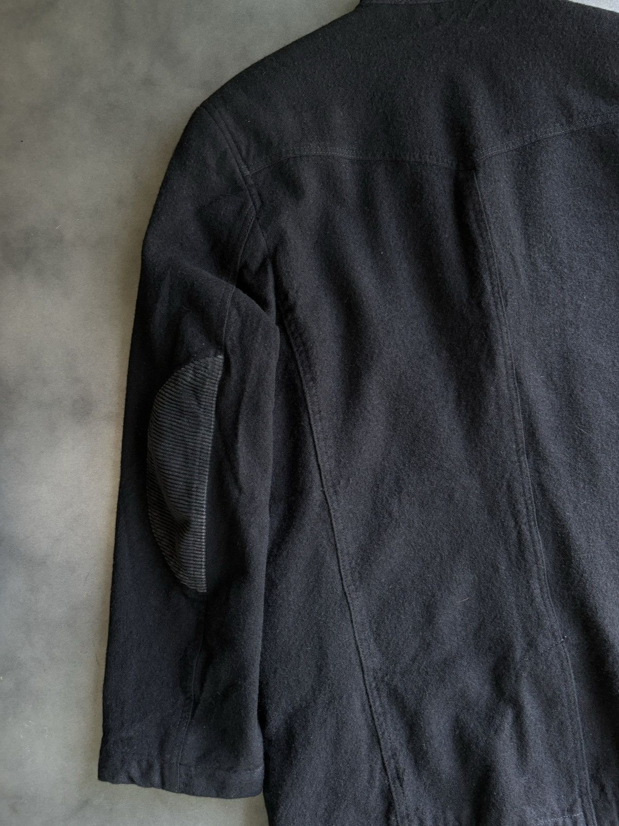 Designer × Other Clinique Black Wool Sports Coat 3 Button Blazer Corduroy 52 Size 44S - 7 Thumbnail