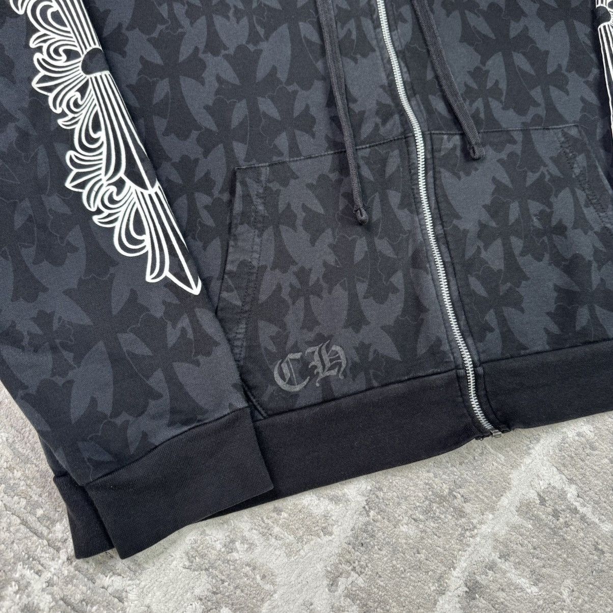 Chrome Hearts Cemetery monogram scroll zip up hoodie Size US L / EU 52-54 / 3 - 3 Thumbnail