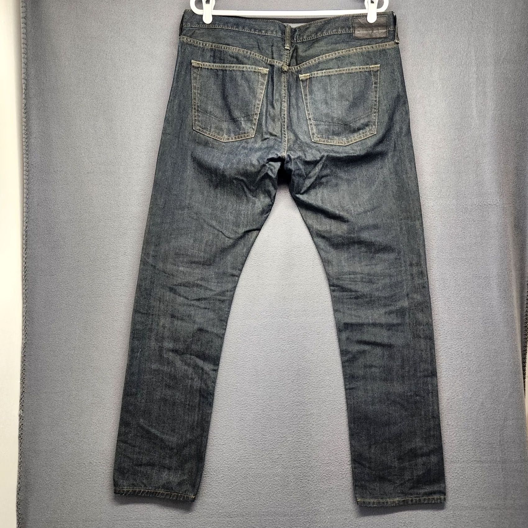 Pacsun Bullhead Denim Jeans Skinny Dark Wash 36x32 Mens Regular Inseam 32 PacSun Blue Cotton Size US 36 / EU 52 - 2 Thumbnail