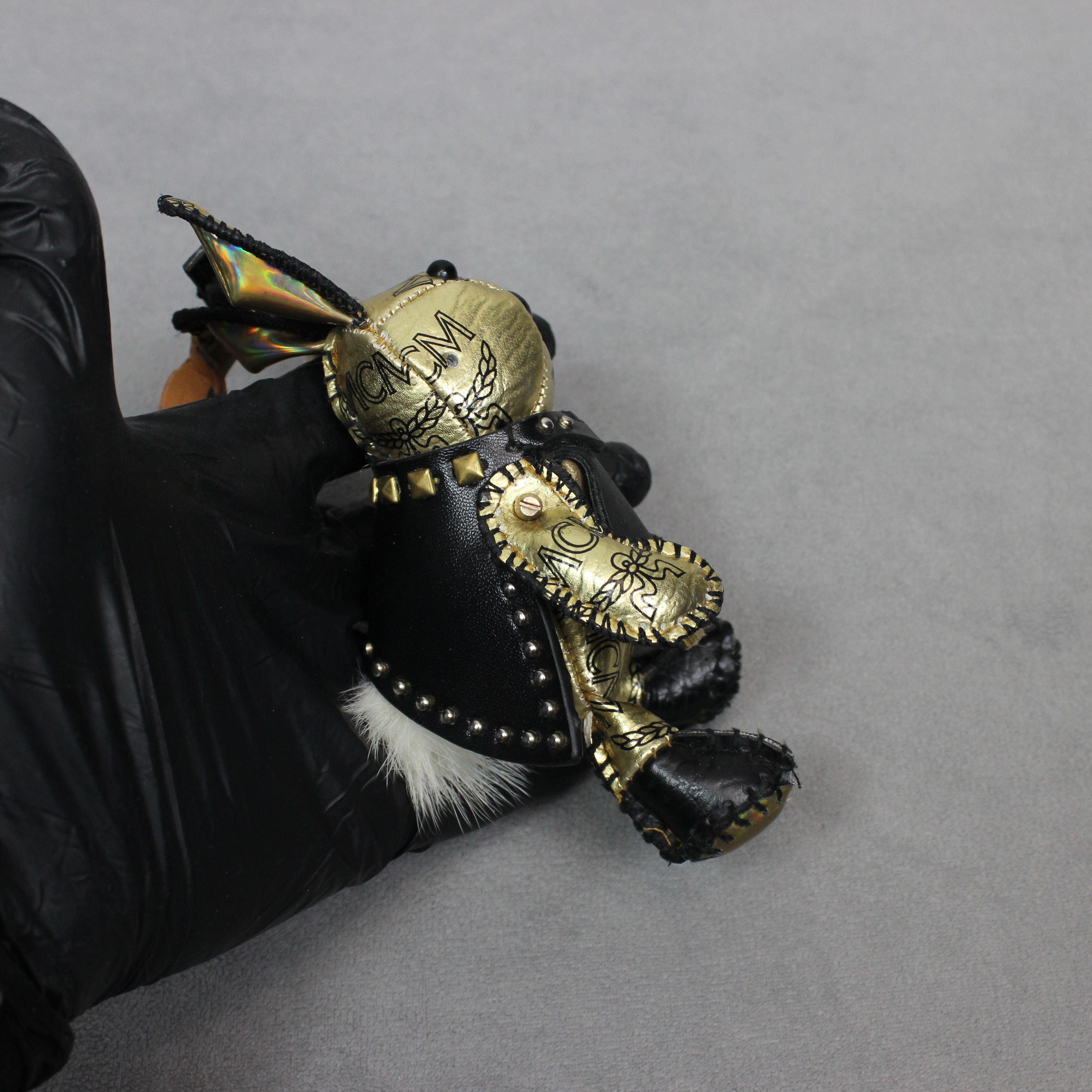 MCM MCM black gold rabbit toys leather monogram Size ONE SIZE - 8 Thumbnail