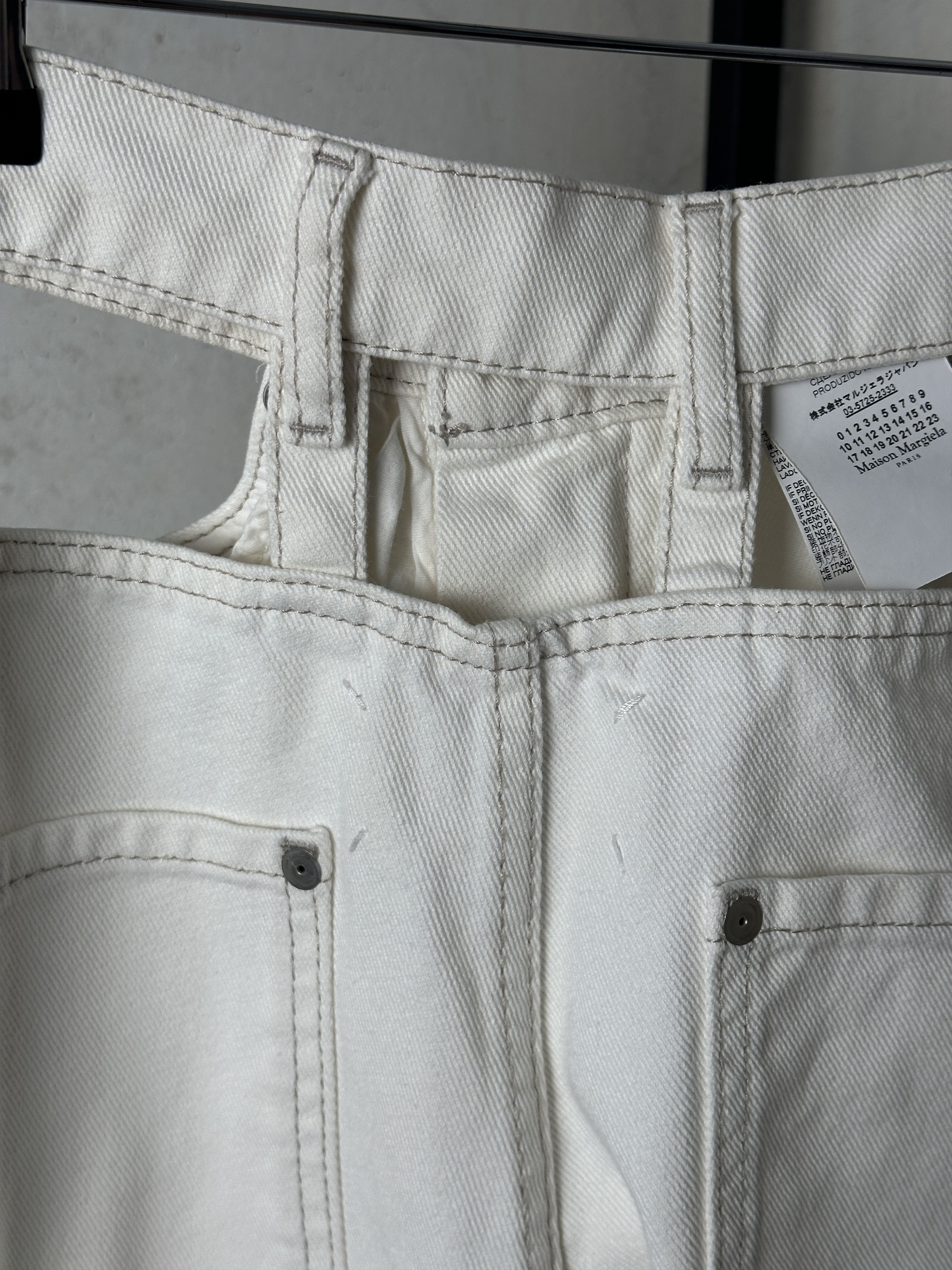 Maison Margiela Maison Margiela Cut Out Wide Leg Jeans Size 26" / US 2 / IT 38 - 6 Thumbnail