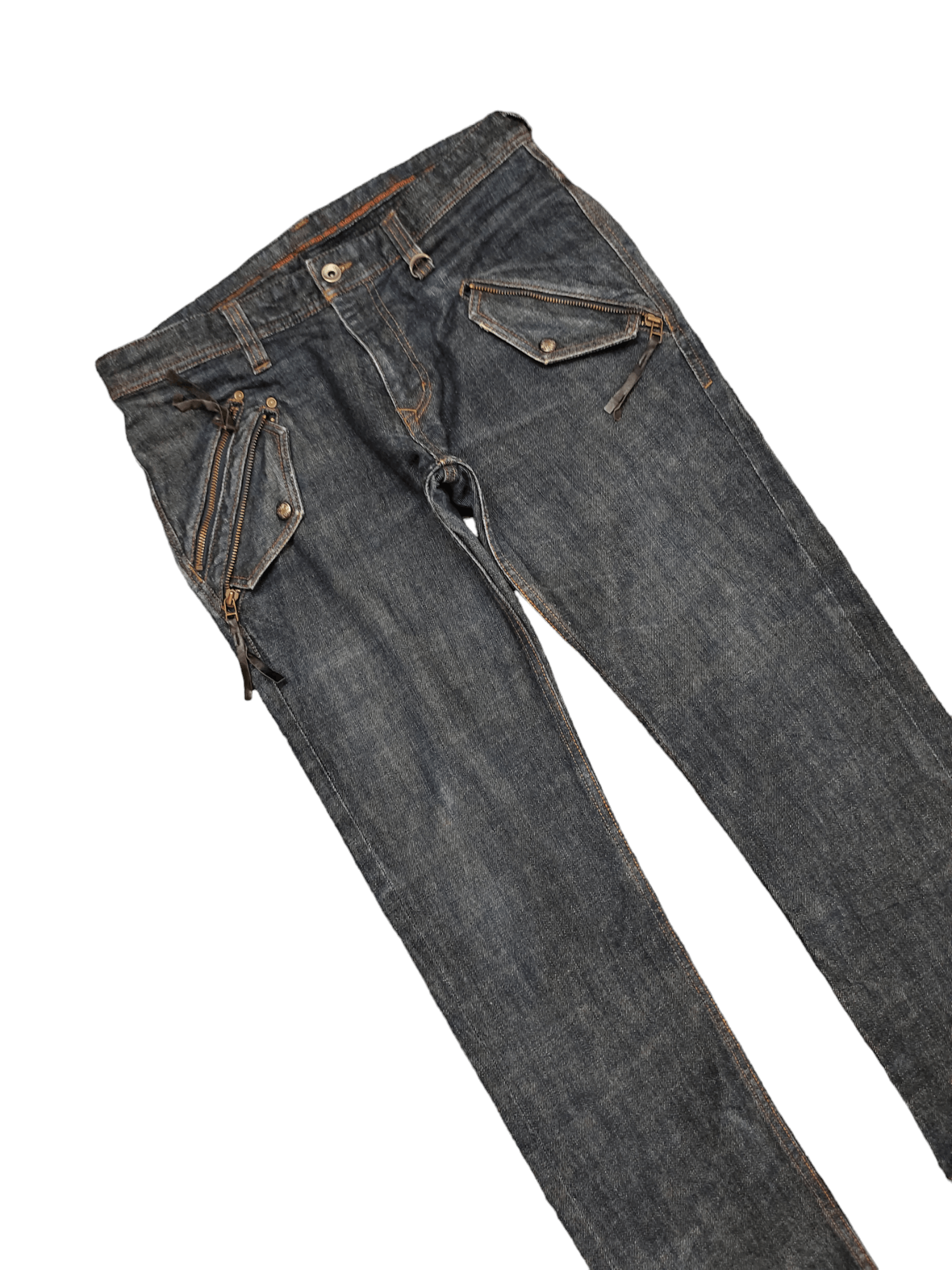 Tornado Mart Nicole Club for men Multi Pocket Denim Jeans Y2k Streetwear Size US 32 / EU 48 - 6 Thumbnail