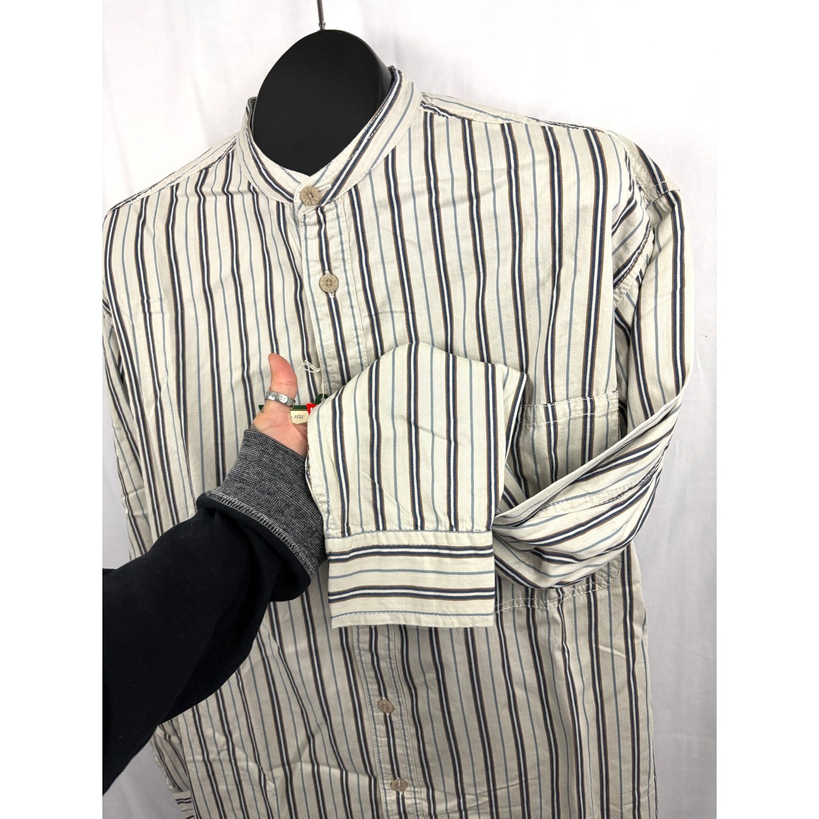 Levi's Vintage Levi’s Striped Button Shirt Men’s Medium 90s Size US M / EU 48-50 / 2 - 8 Thumbnail