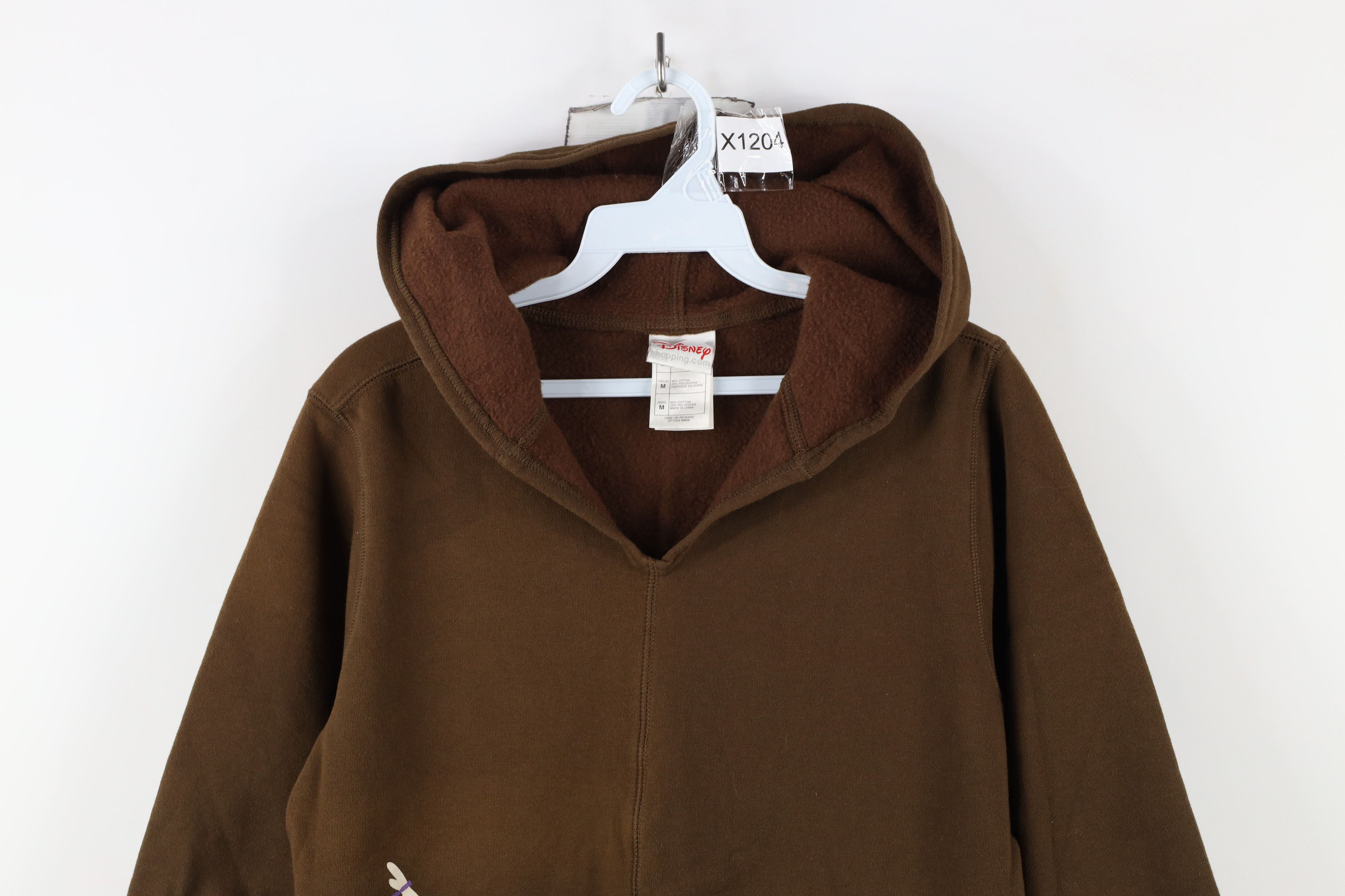 Disney × Vintage Vintage 90s Disney Fairy Tinker Bell Hoodie Sweatshirt Size M / US 6-8 / IT 42-44 - 2 Thumbnail