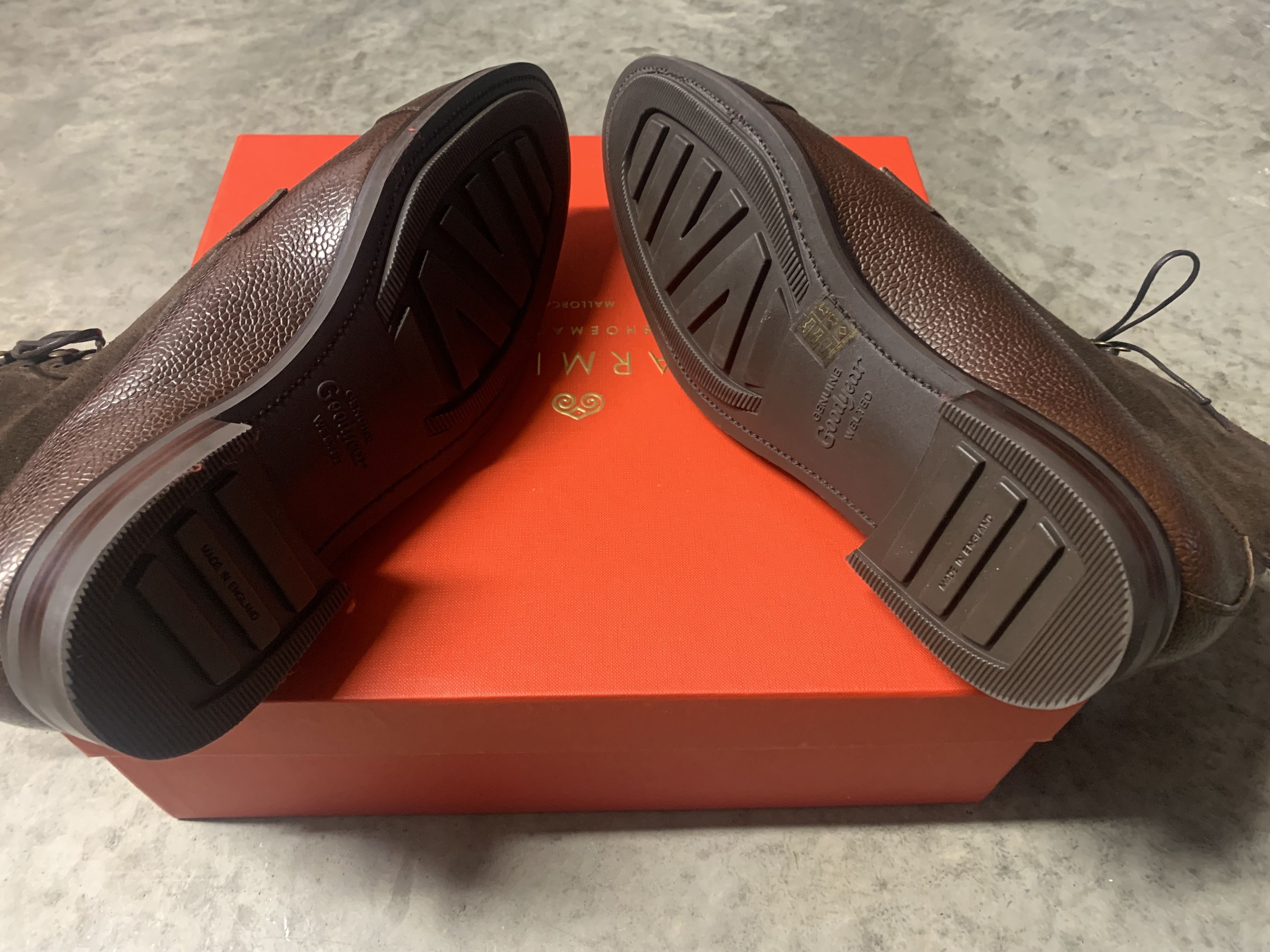 Carmina Brown Karagrain Boots Size US 10 / EU 43 - 2 Thumbnail