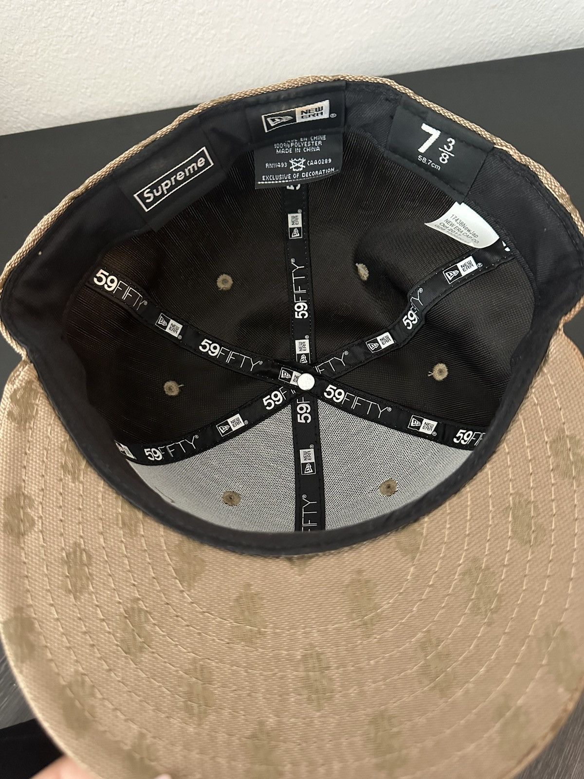 Supreme Supreme Monogram Box Logo New Era Hat Size ONE SIZE - 4 Thumbnail
