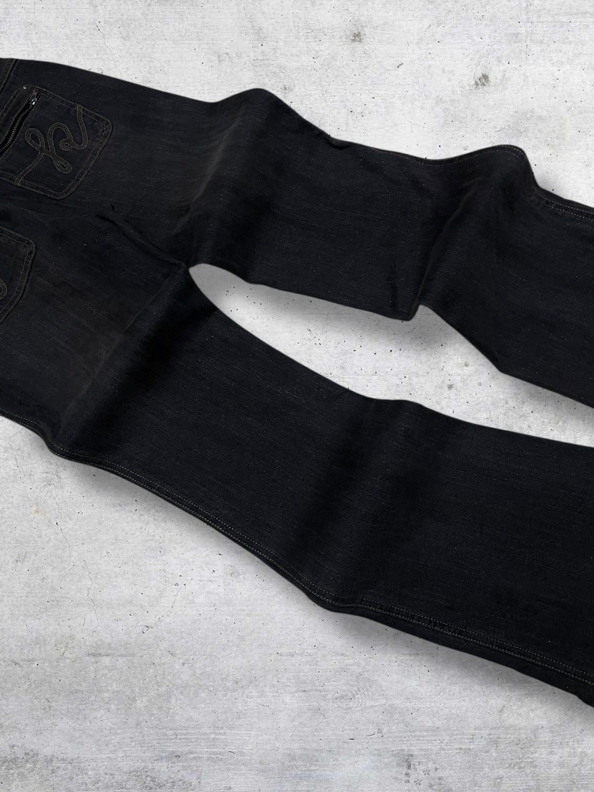 Tornado Mart VINTAGE JAPAN DESIGNER TRADITIONAL OG 1990S FLARED CUT DENIM Size US 27 - 13 Thumbnail