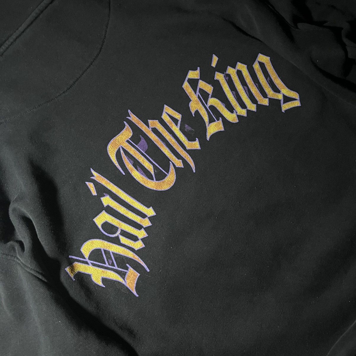 Vintage Mistertee Jordan Hand Hoodie ‘ Hail The King ‘ Size US L / EU 52-54 / 3 - 6 Thumbnail