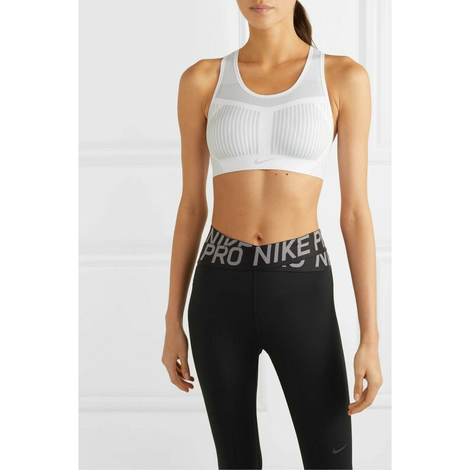 Nike $80 Nike Flyknit High Support Sports Bra Gym Training XS NWT Size XS / US 0-2 / IT 36-38 - 6 Thumbnail