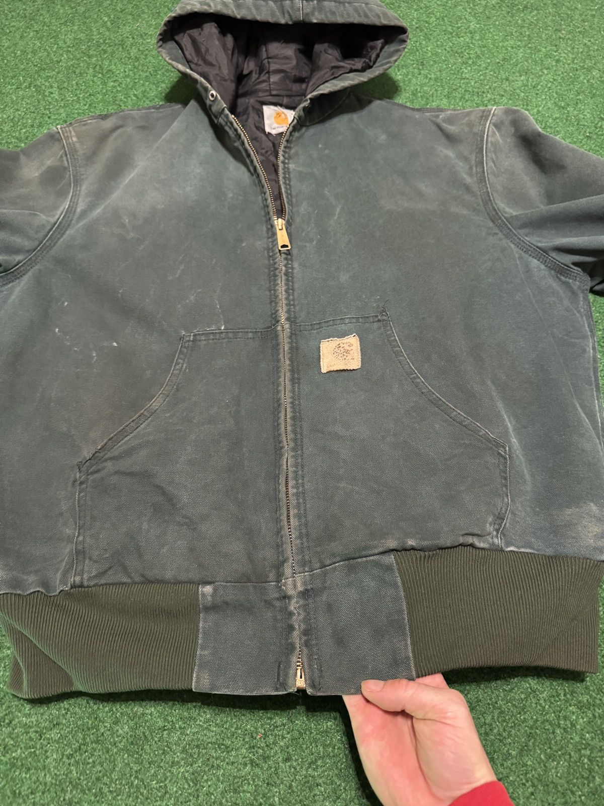 Carhartt Carhartt Hunter Green Vintage 90s Large Quick Duck J06 HTG Size US L / EU 52-54 / 3 - 5 Thumbnail
