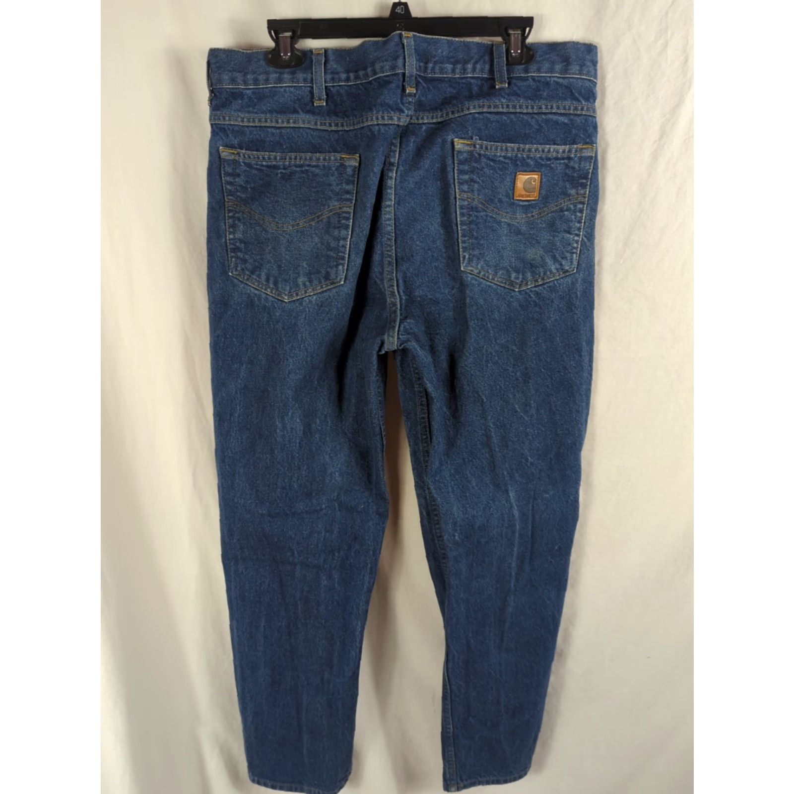 Carhartt Carhartt Jeans Men 38X30 Denim Blue 5-Pocket Work Utility Regular Tan? Size US 38 / EU 54 - 2 Thumbnail