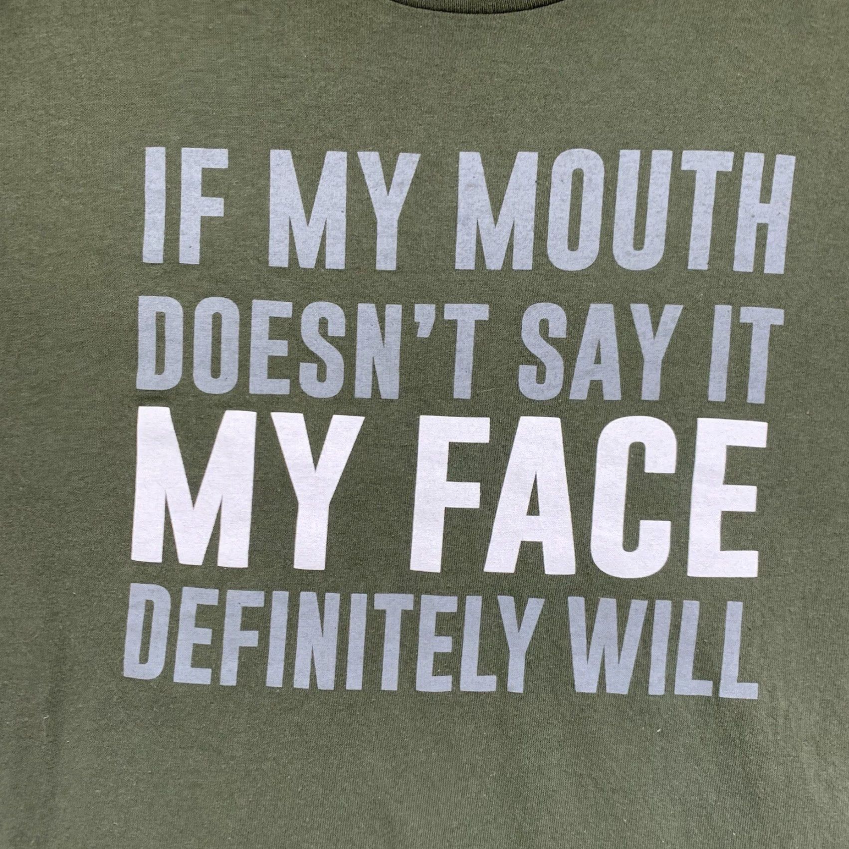 Delta VINTAGE Delta T-Shirt Men Adult Large Green 80s 90s Funny Grunge Hip Hop Punk USA Made Size US L / EU 52-54 / 3 - 2 Thumbnail