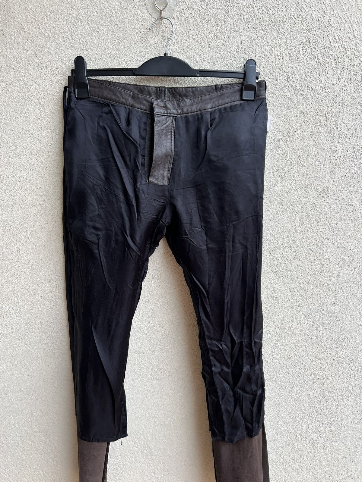 Jean Paul Gaultier Jean Paul Gaultier Homme Side Zippers Leather Pant Size US 30 / EU 46 - 19 Thumbnail