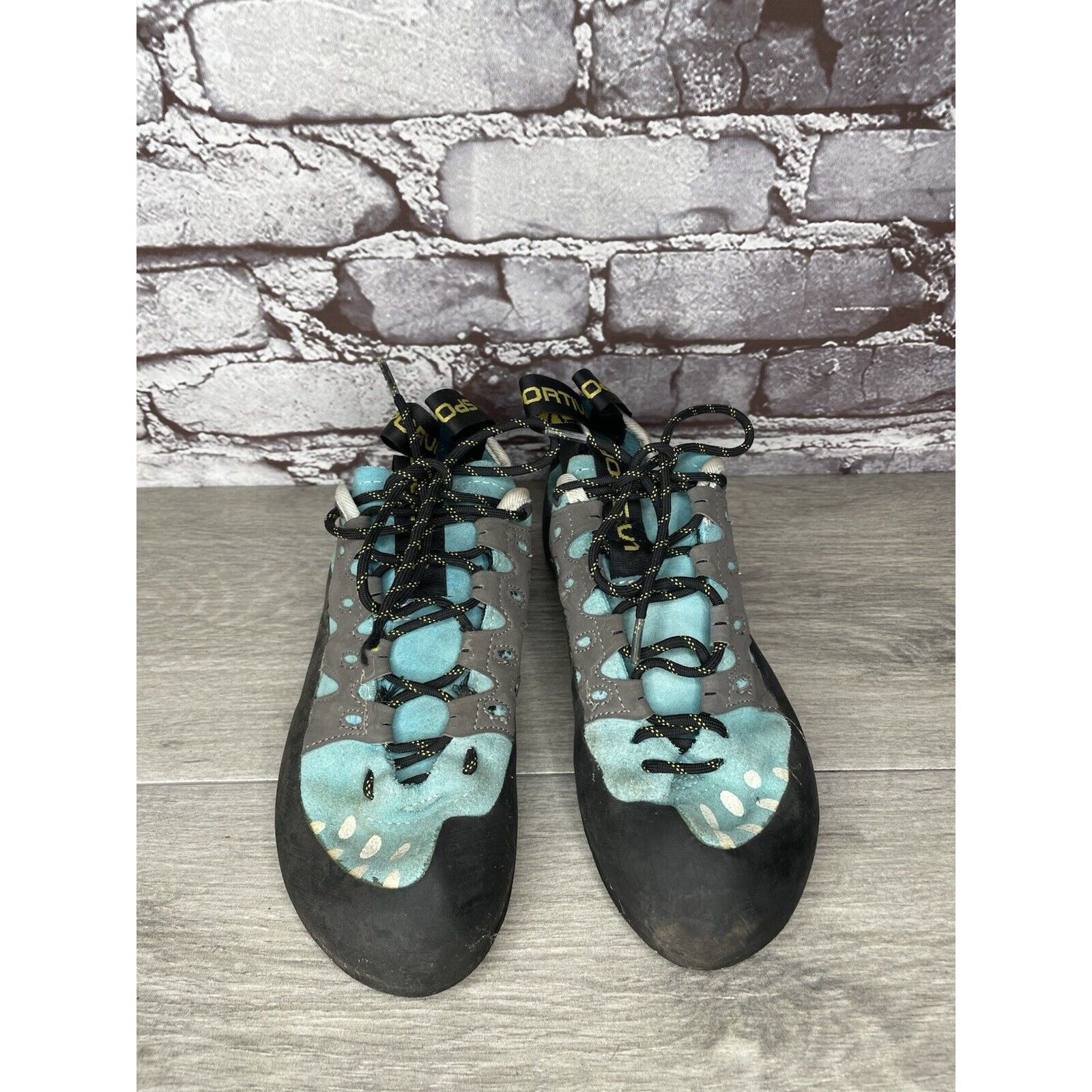La Sportiva La Sportiva Tarantulace Rock Climbing Blue Gray Lace Up Shoe Size US 6 / EU 39 - 15 Thumbnail
