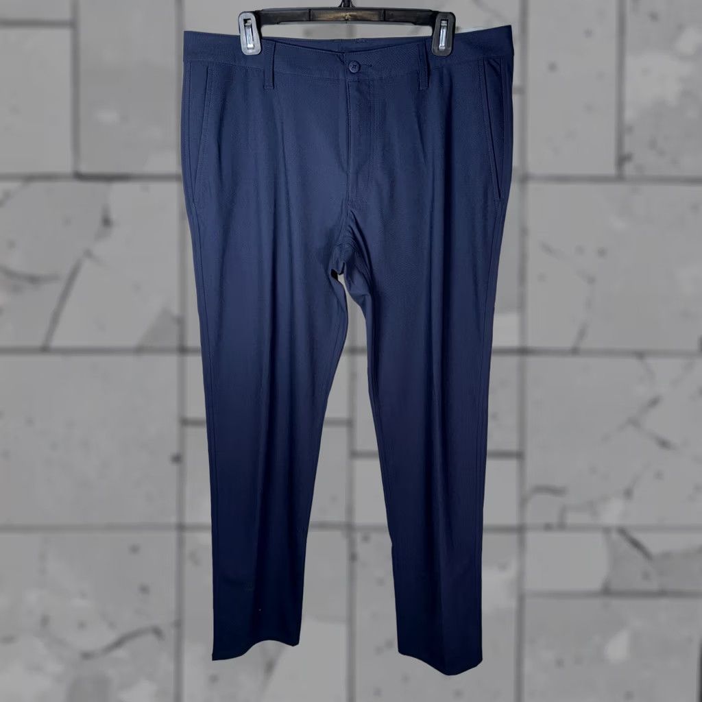 Footjoy FootJoy Golf Pants Mens 34x34 Navy Blue Performance Stretch Travel Size US 34 / EU 50 - 1 Thumbnail