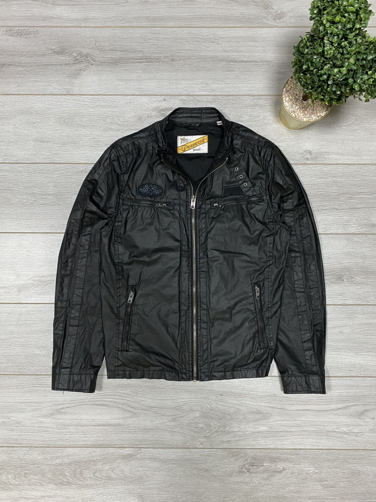 Schott Schott Perfecto USA vintage jacket 90s Size US XL / EU 56 / 4 - 1 Thumbnail
